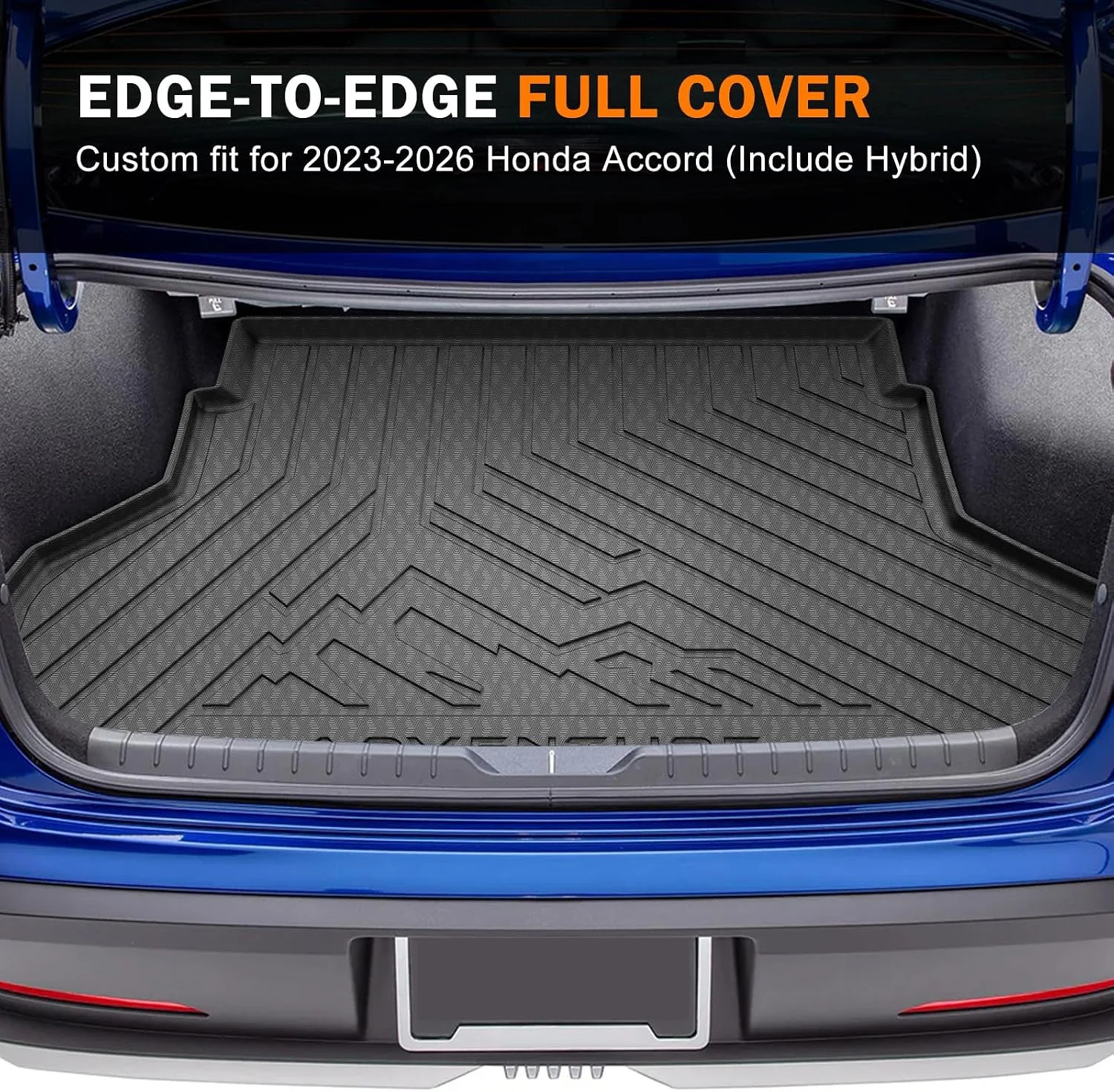 KUST Cargo Trunk Mat for Honda Accord 2023-2026 (Include Hybrid), Rear Cargo Lin