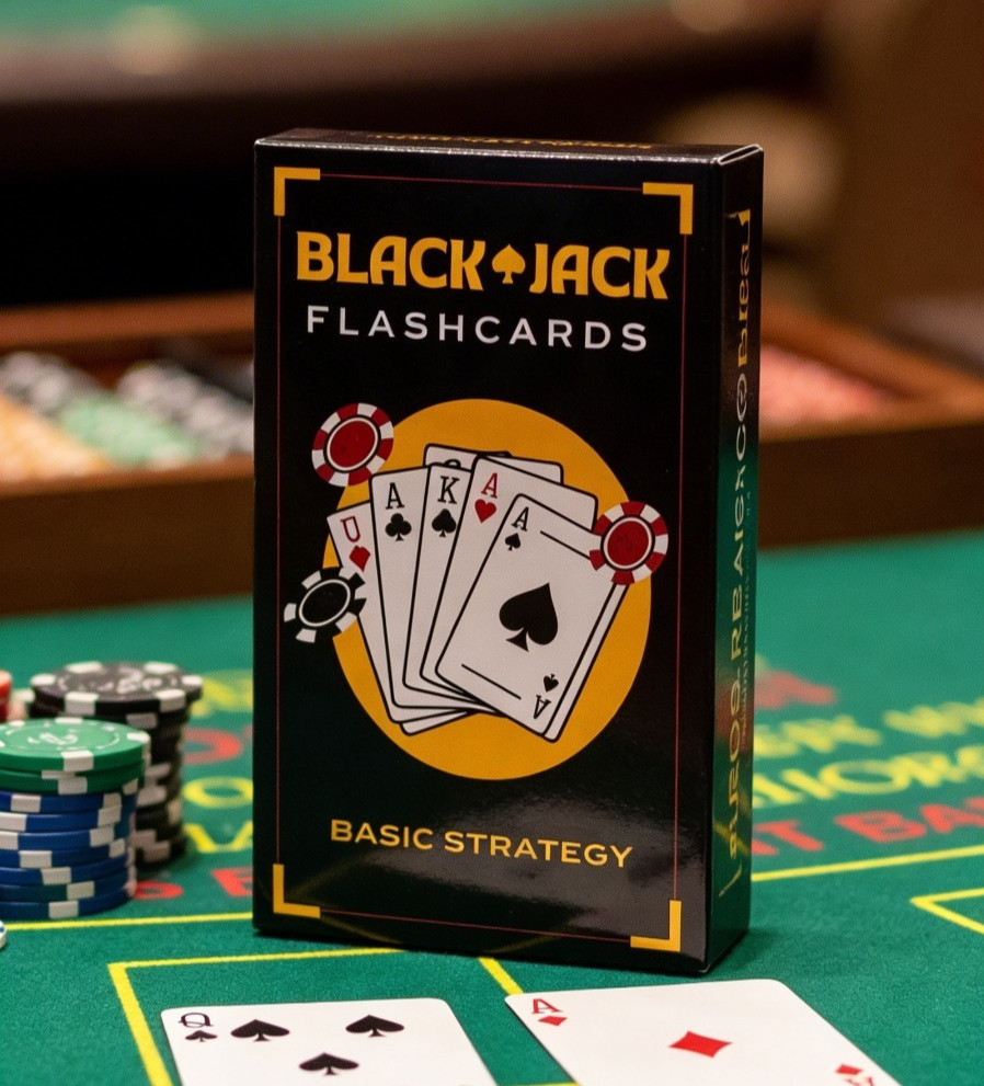 Blackjack Basic Strategy Flashcards for Beginners Casino Game Learning Cards NEW