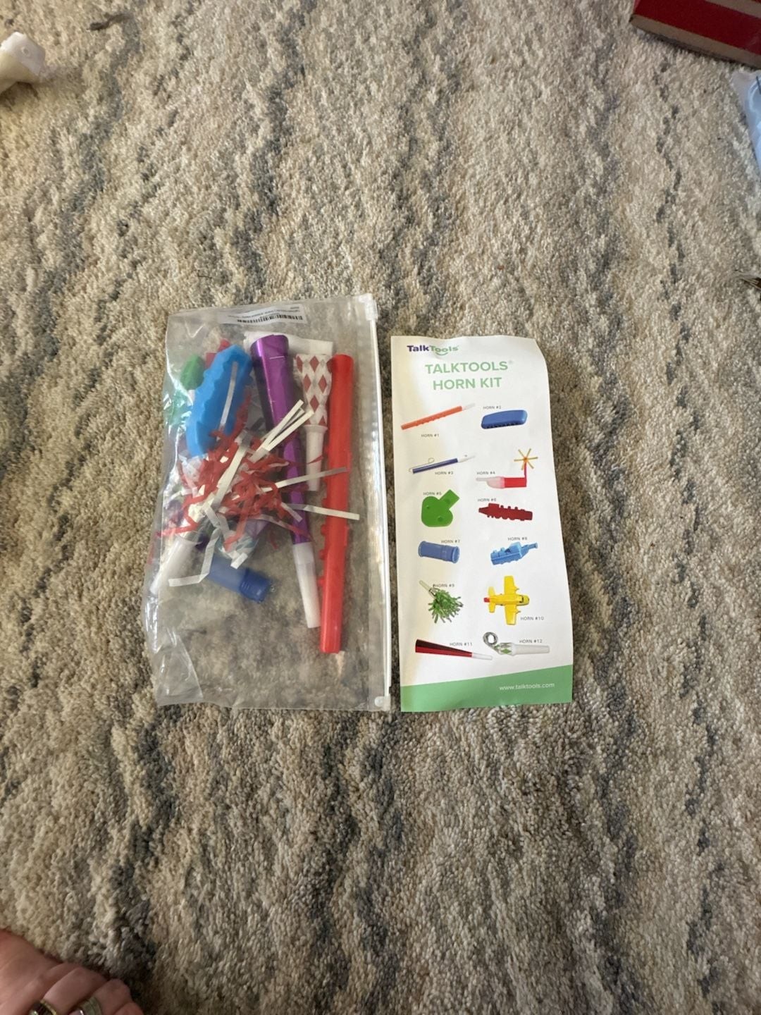 TalkTools Horn Kit for Oral Placement Therapy