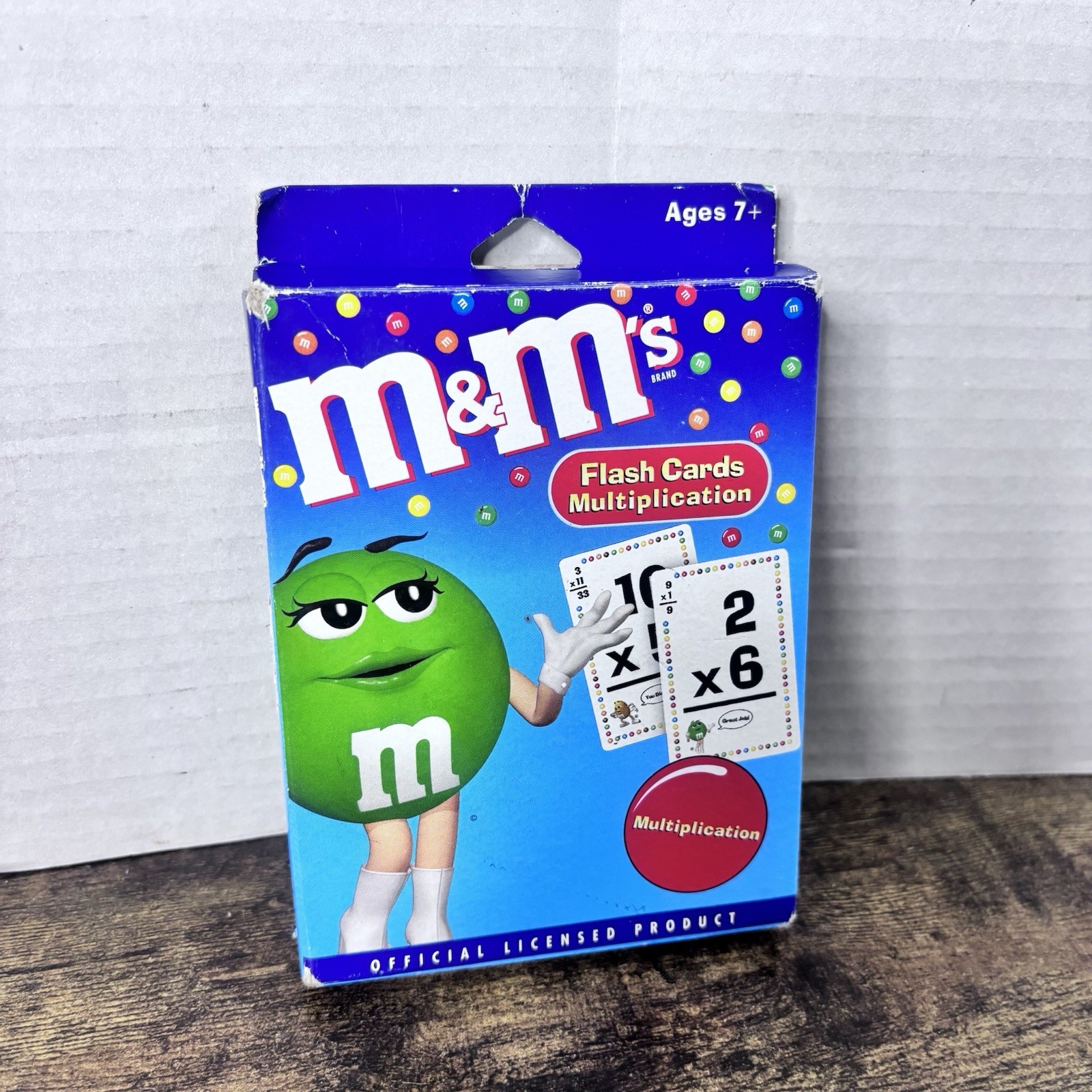 M&Ms MULTIPLICATION FLASH CARDS, FUN WITH YOUR FAVORITE M&M GUYS LEARNING