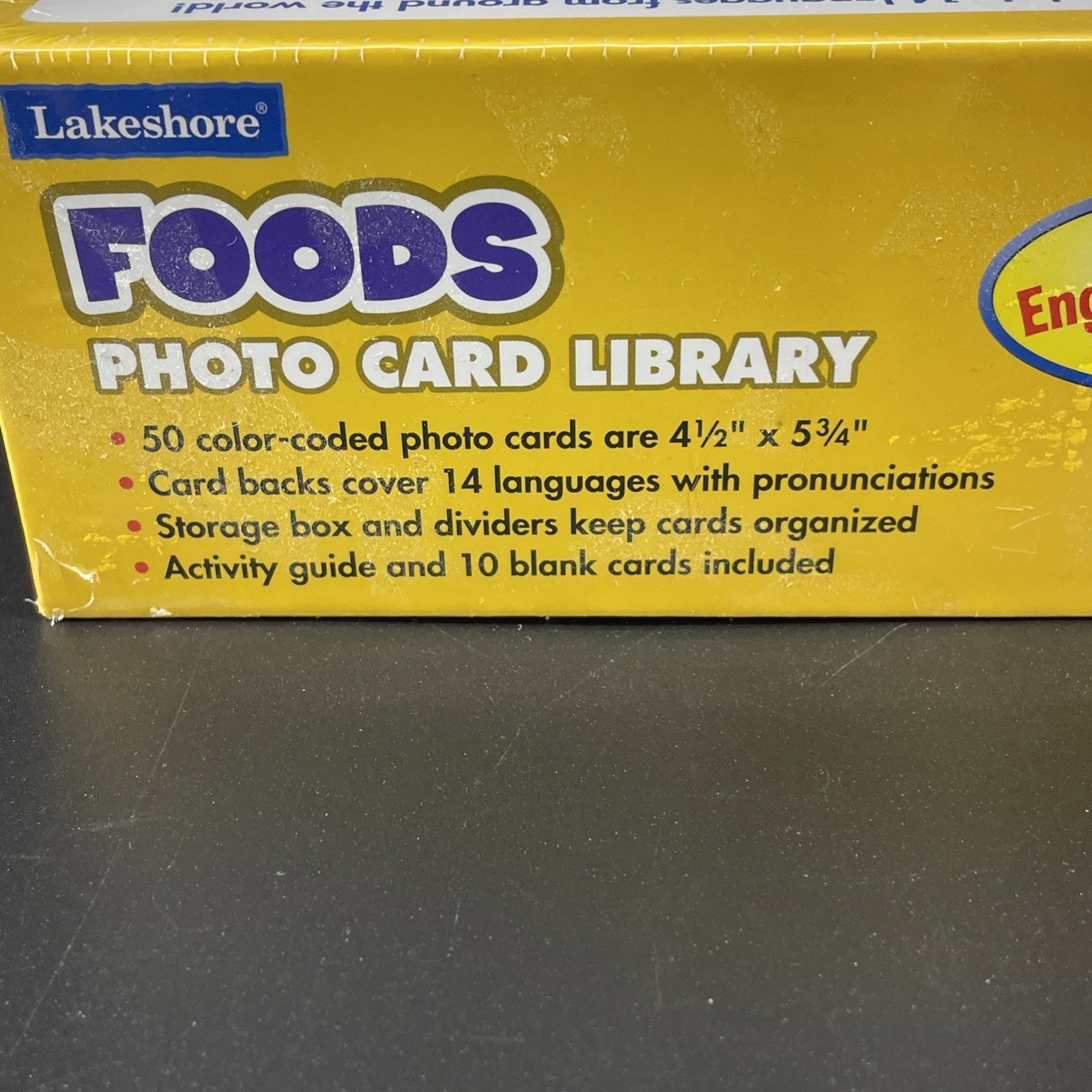 Lakeshore Foods Photo Card Library Ages 3+ 14 Languages 5 Categories Educational