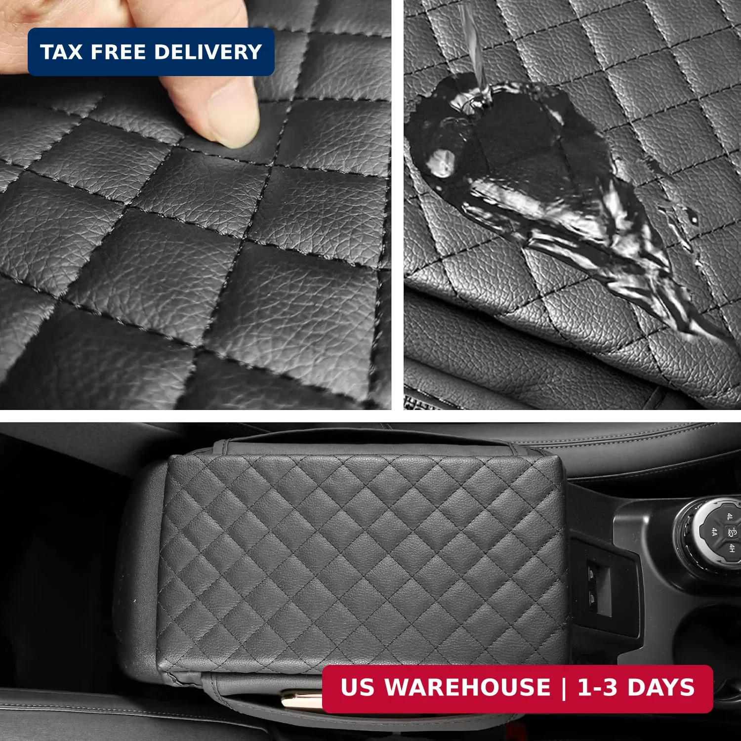 Center Console Armrest Cover for Ford Bronco Accessories 2021 2022 2023 2024 202
