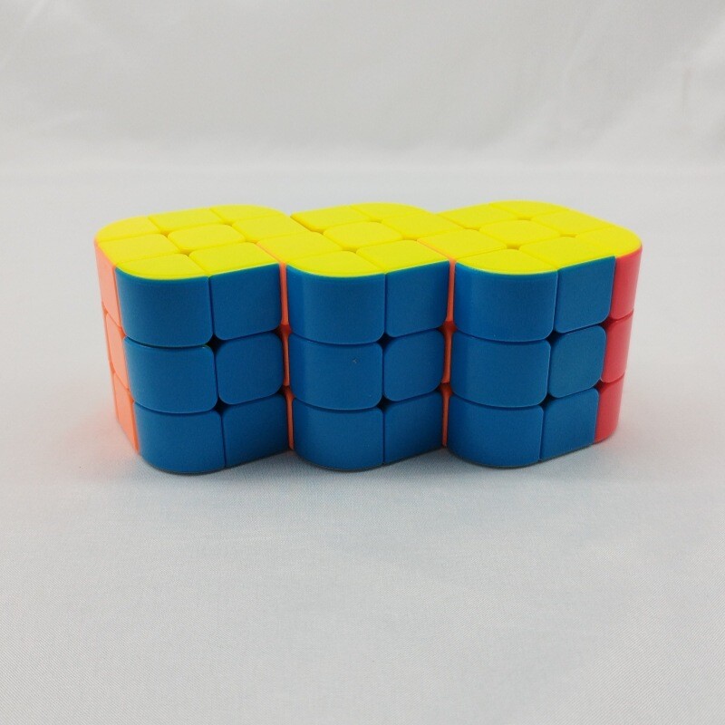 Magic Puzzle Twist Cube Limited Rotation Siamese Brain Teasers Toys Fast Speed
