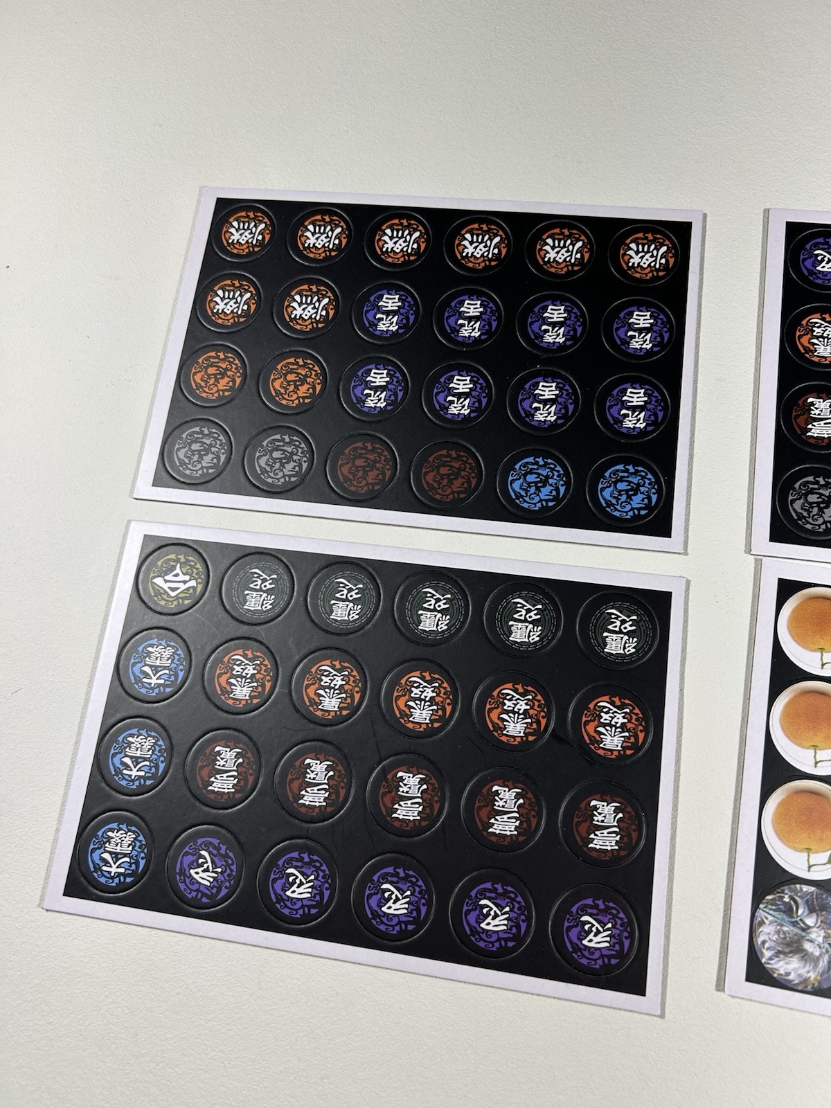 (Punchboard Tokens Only) Official War of The Three Kings San Guo Sha Board Game