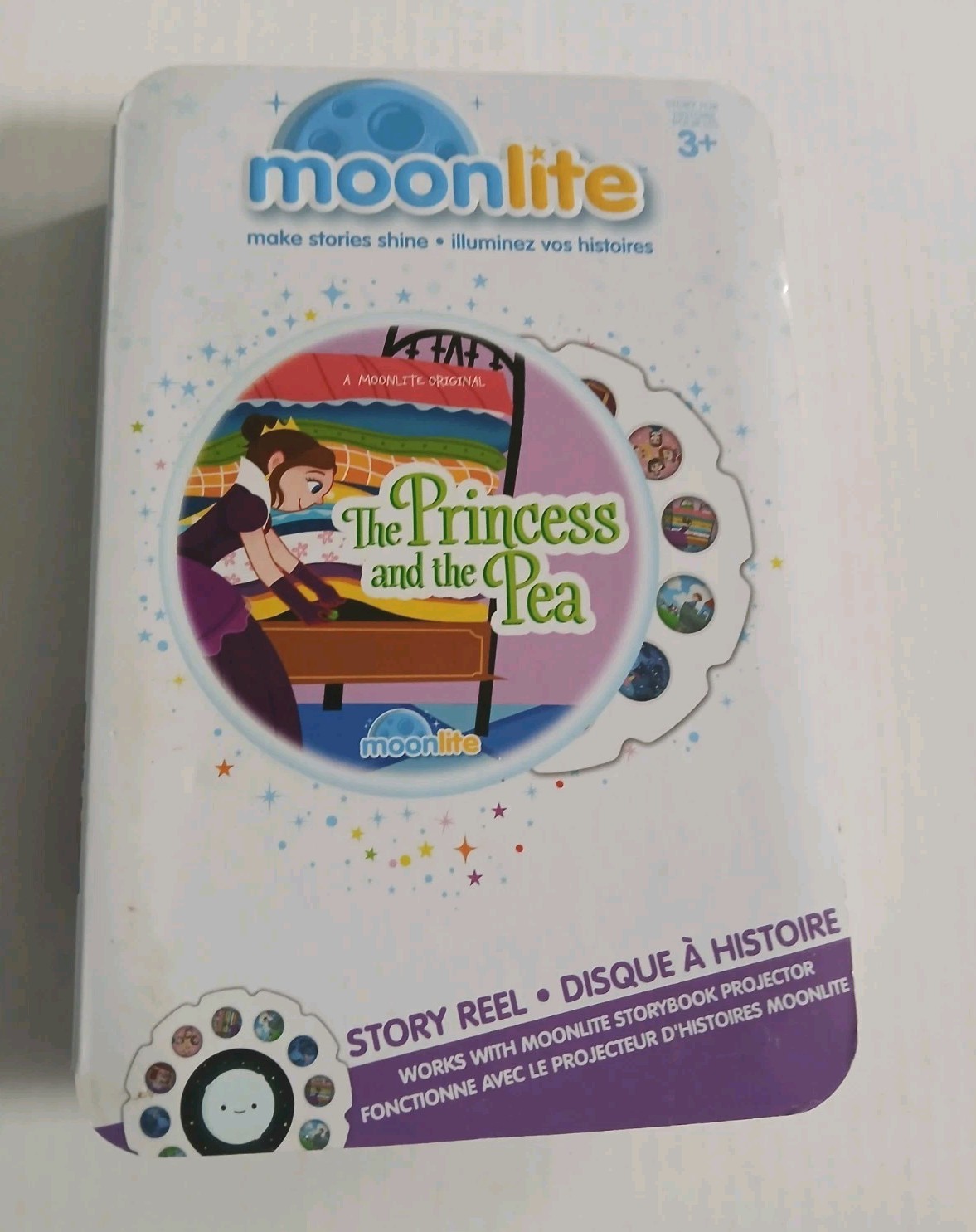 Moonlite Storybook Projector Story Reel The Princess And The Pea Ages 3+