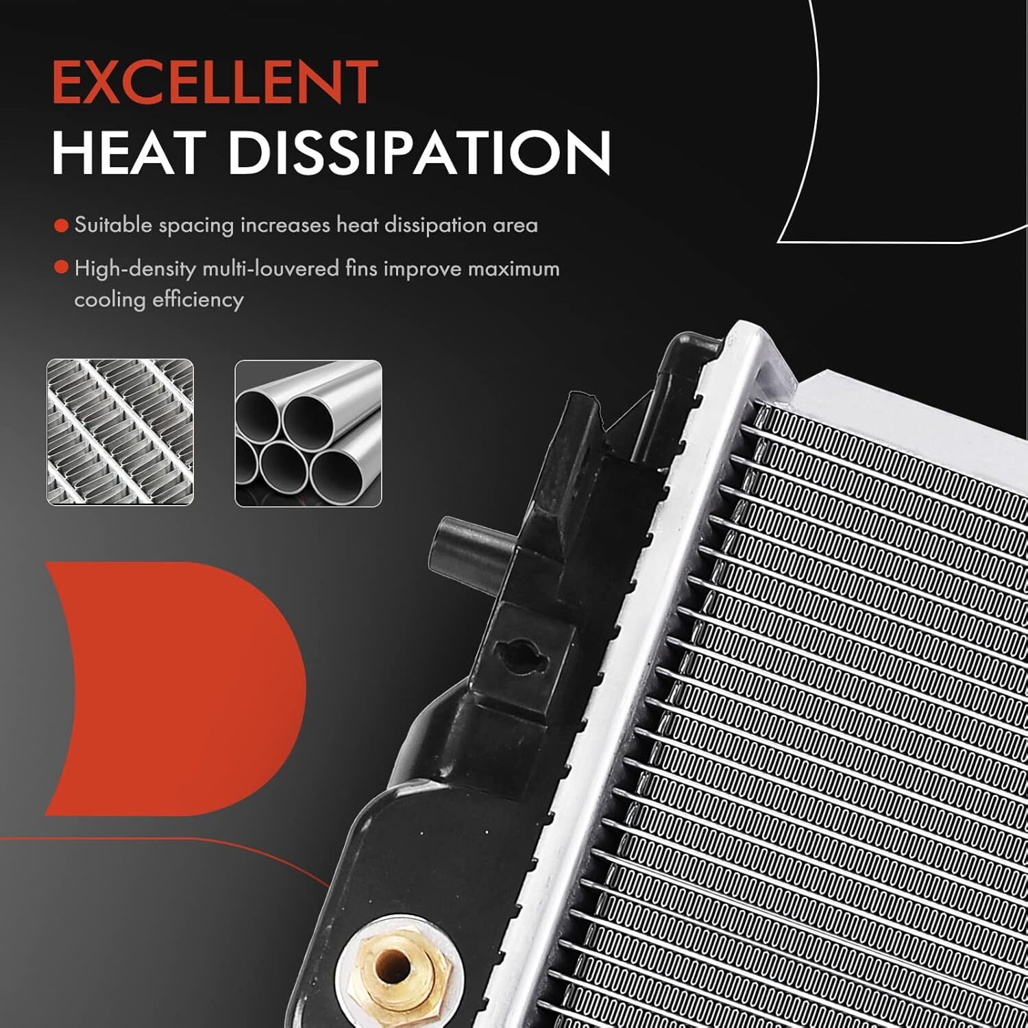 APM Engine Coolant Radiator Assembly with Transmission Oil Cooler –