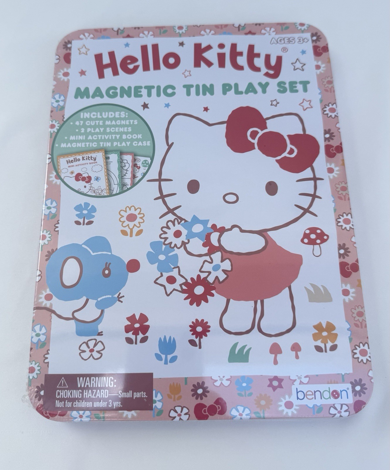 💖✨ NWT Hello Kitty Magnetic Tin Play Scene Kit – Travel Imaginative Play Set!