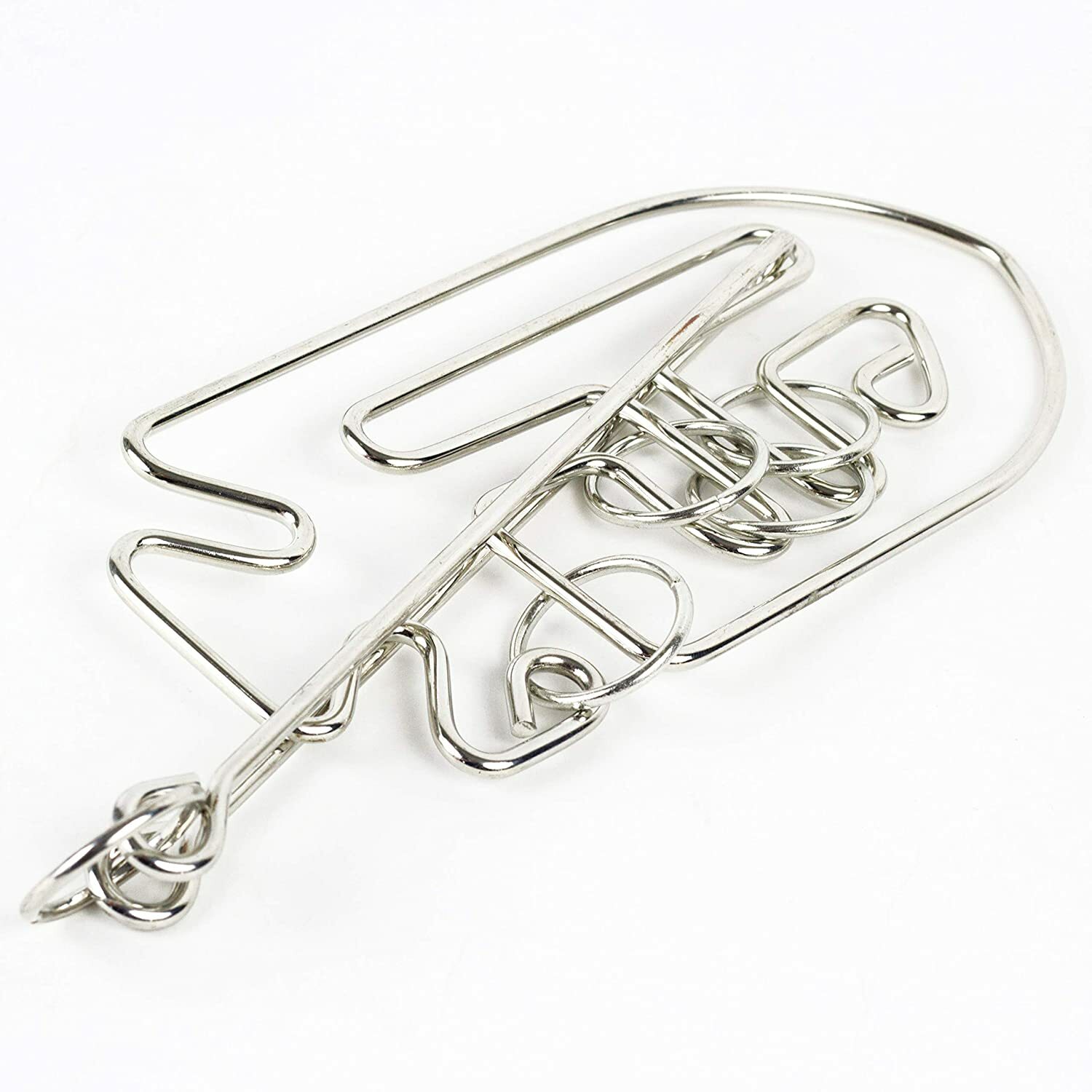 Professor Puzzle Einstein’s Fish Metal Entanglement 3D Interlocking Brain Teaser