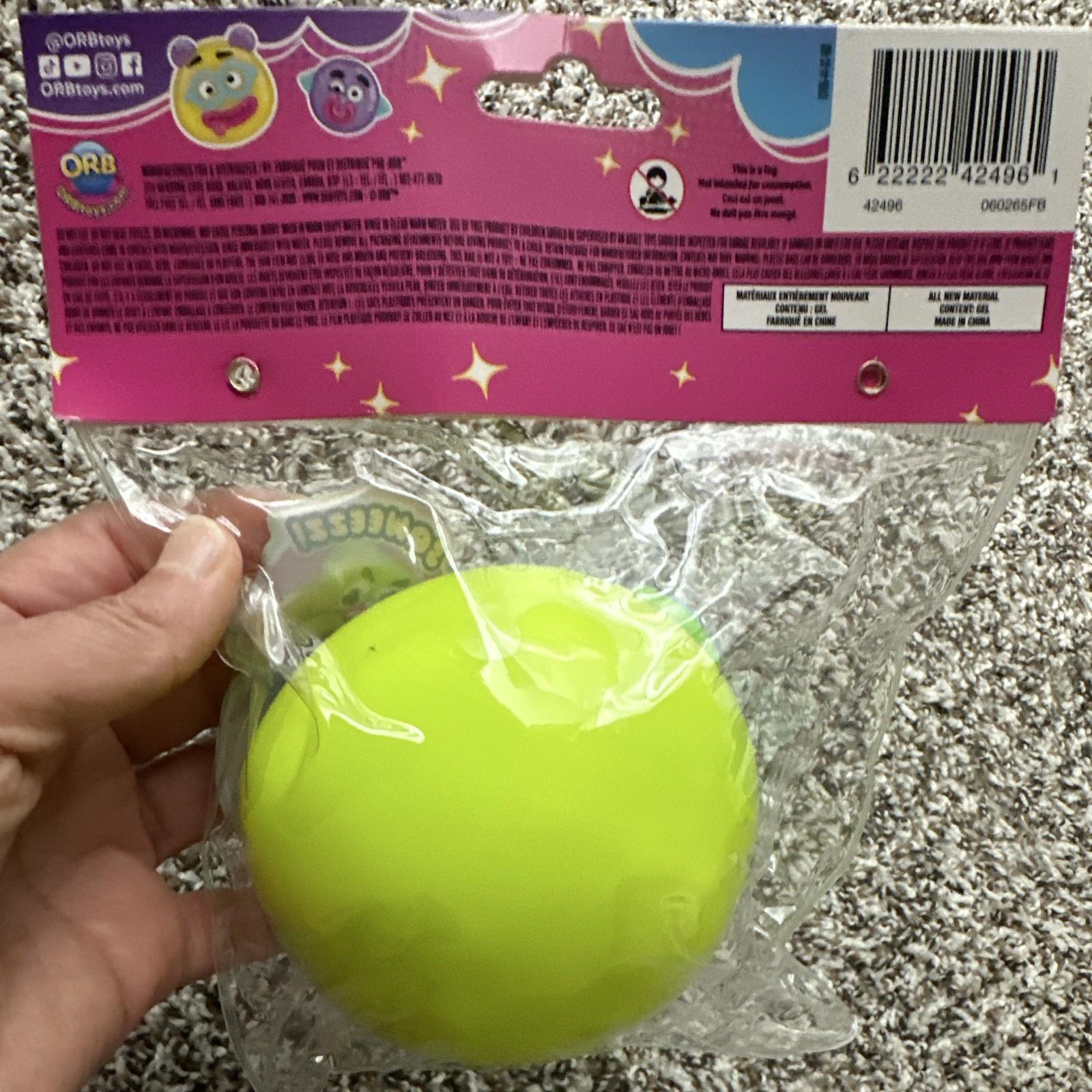 ORB Curiosities Smushers Dog Face Swap Squishy Smush GREEN – VIRAL – New Sealed