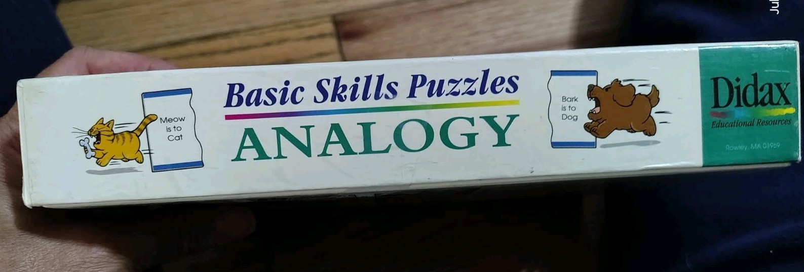 Educational Didax Basic Skills Puzzles Analogy Hands On Phonics Reading Teaching