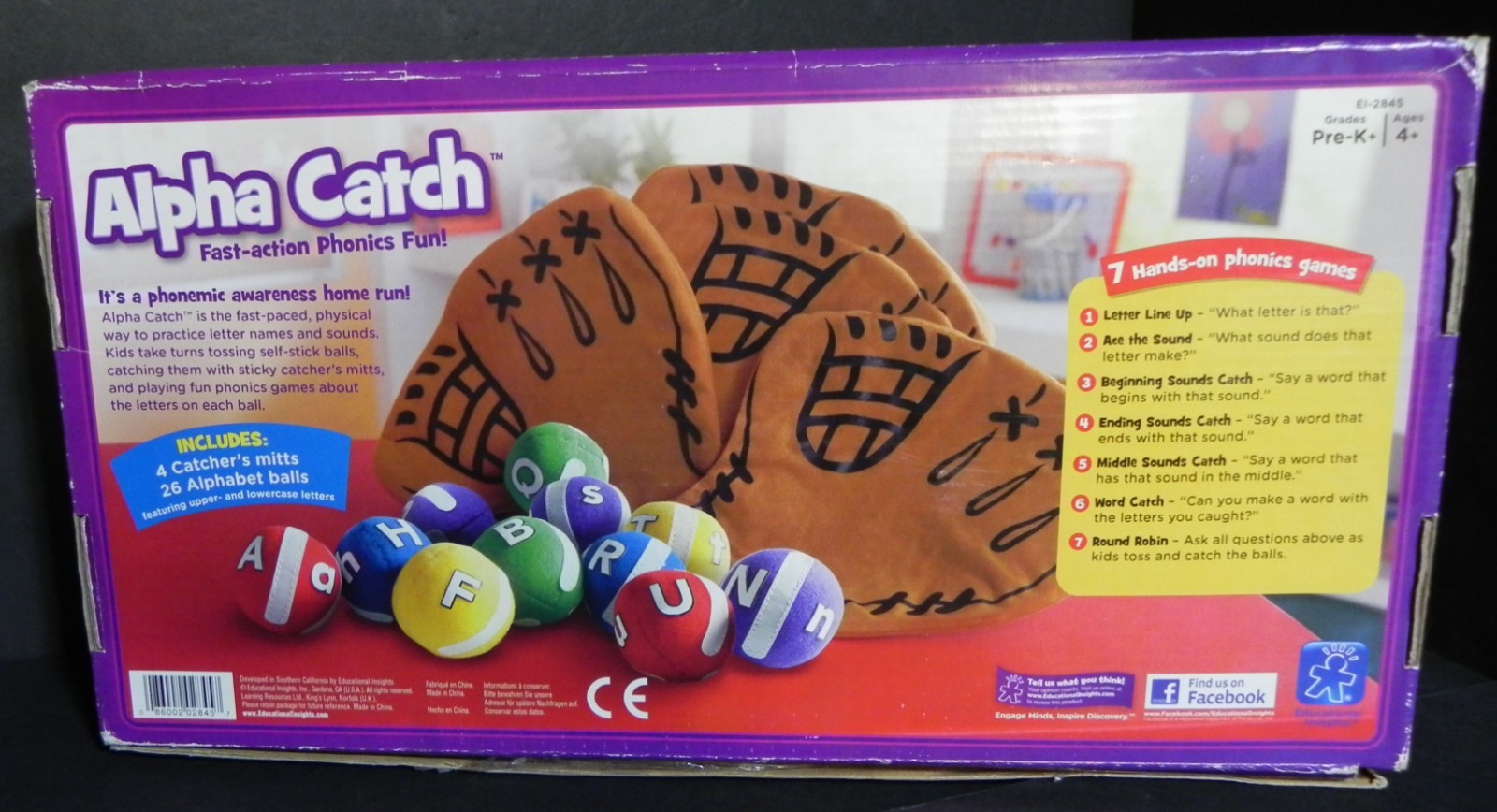 Alpha Catch Phonics Game by Educational Insights Complete