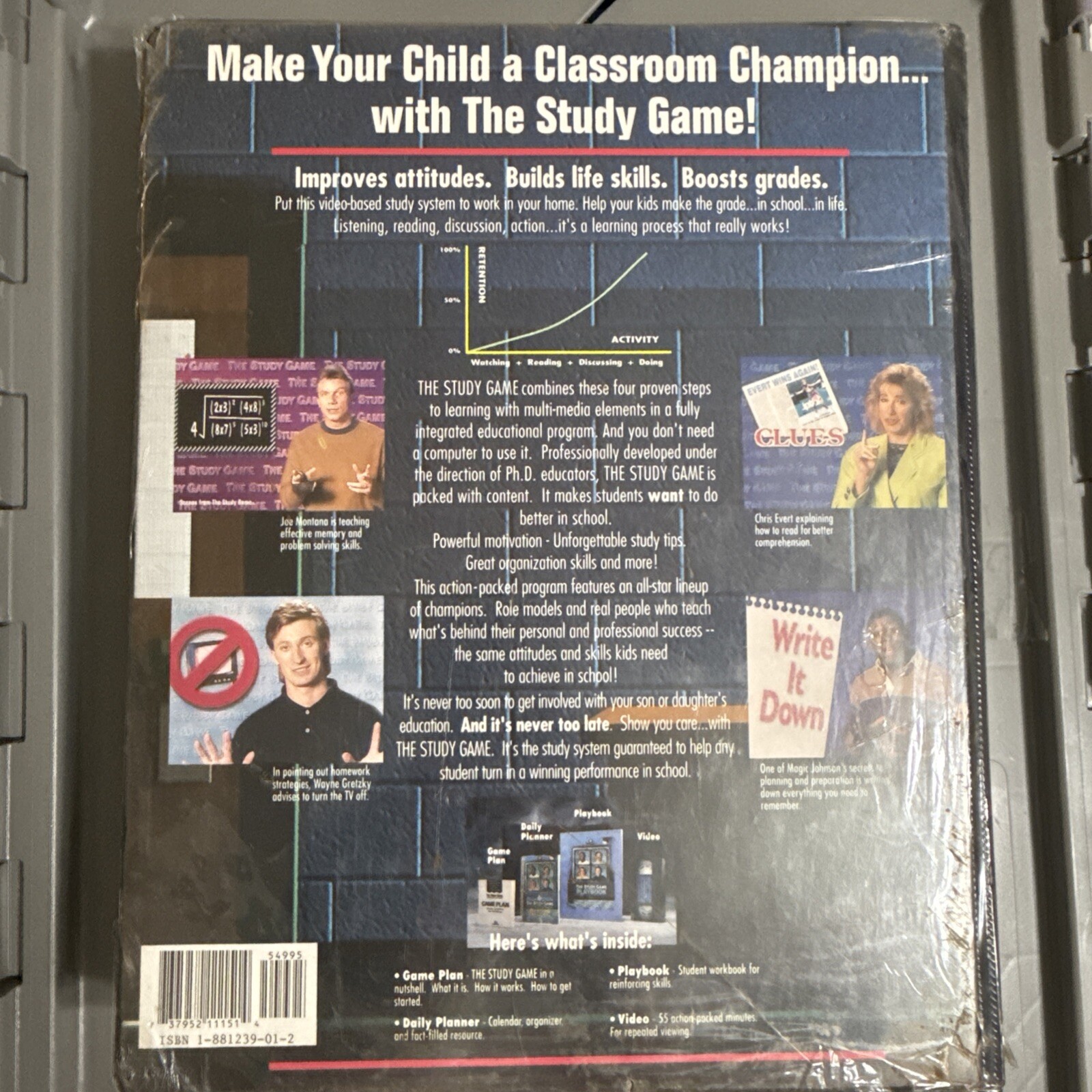 Lessonware The Study Game Video Based Study System. *Brand New Sealed VHS