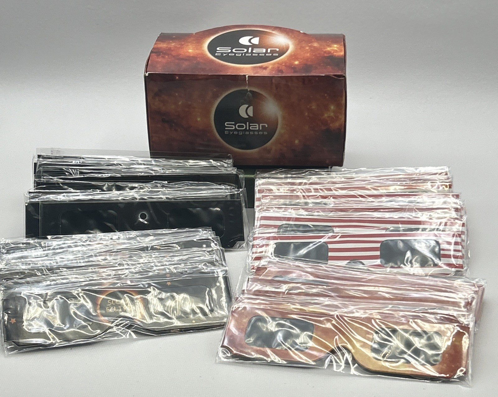 Solar Eclipse Glasses Approved 2024 (45 Pack) CE and ISO Certified Solar Eclipse