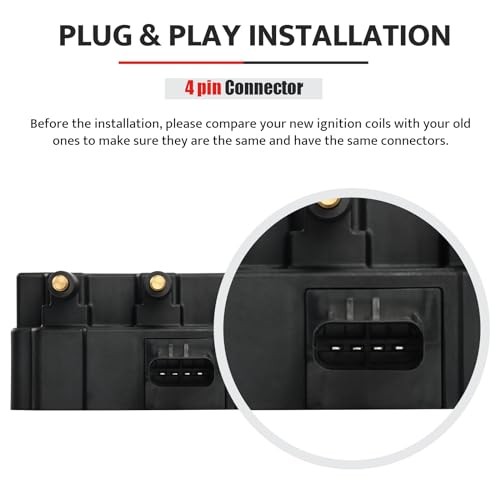 Ignition Coil Pack Spark Plug fit for 3.3 3.8 Chrysler Town & Country Pacifica,