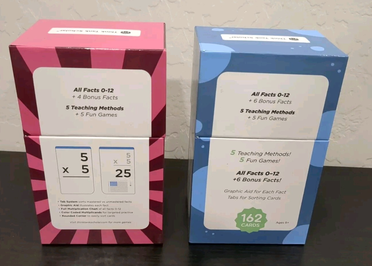 Think Tank Scholar Multiplication and Division Flash Cards