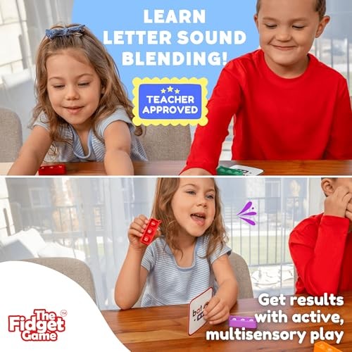 Sneaky Elves, CVC Sight Words Game, Pop Sensory Toy to Learn and Spell,