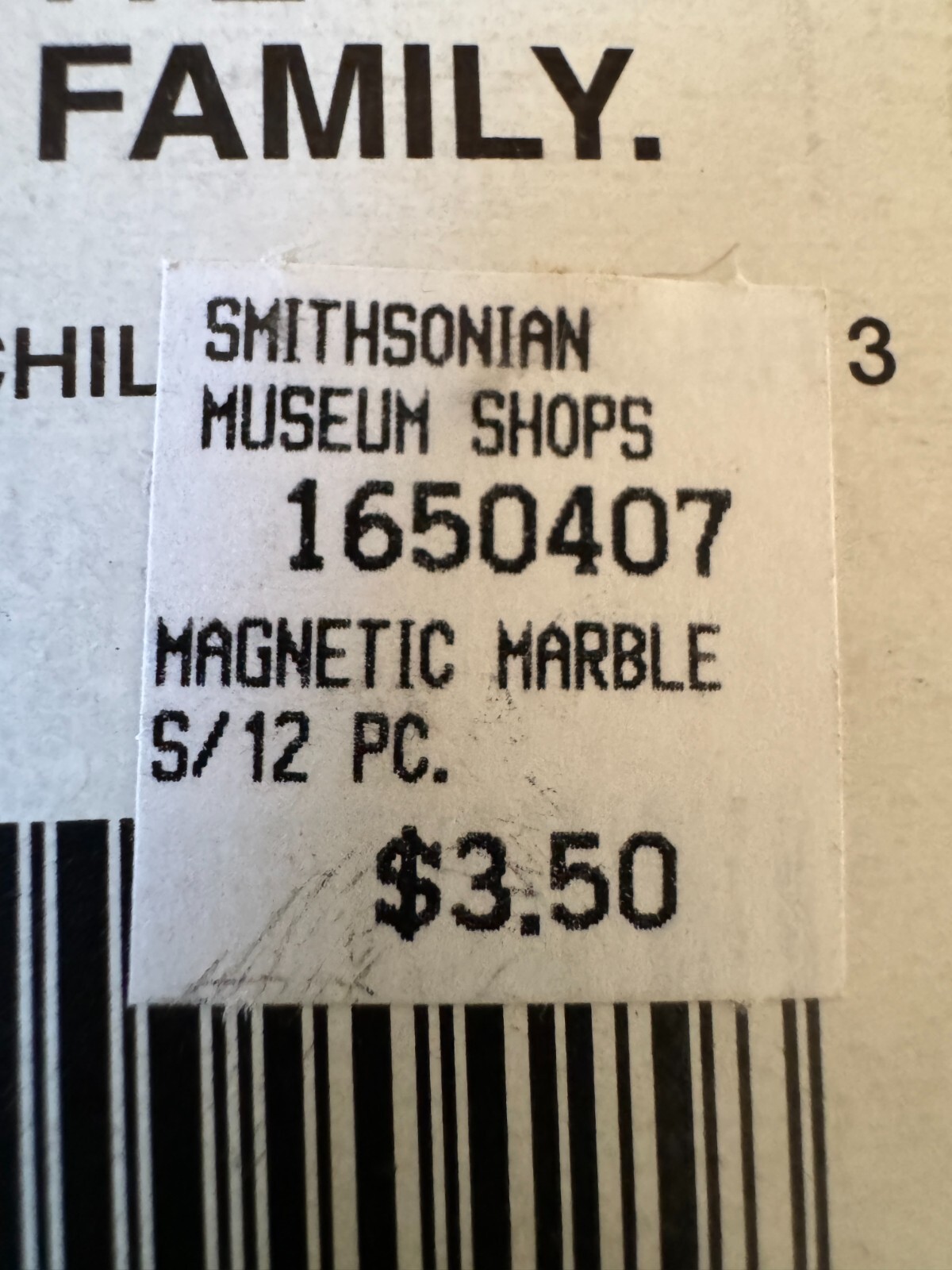 Vintage Smithsonian Magnetic Marbles – Factory Sealed – Circa 1992