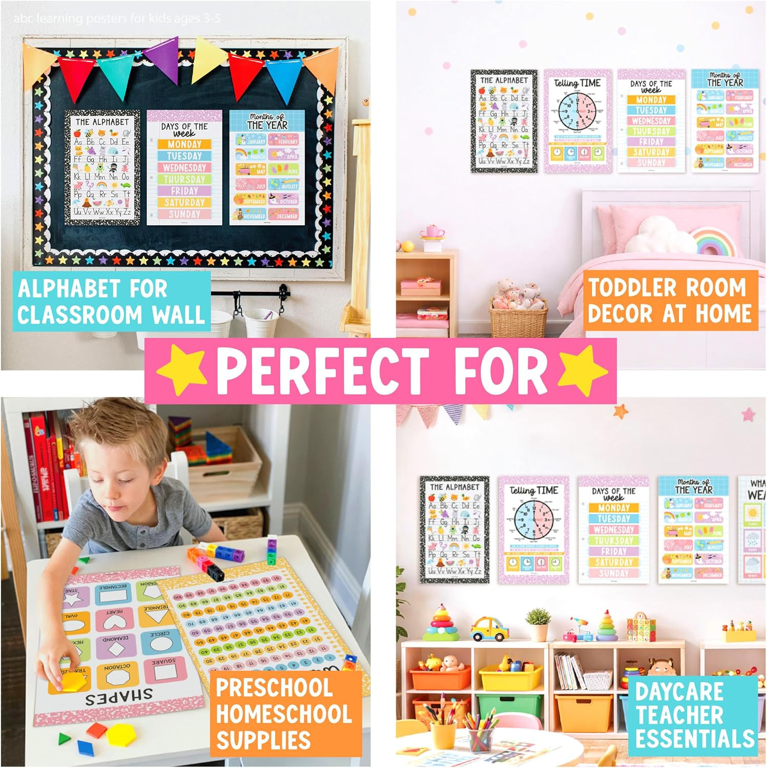 16 Educational Posters for Classroom Decor – Learning Posters