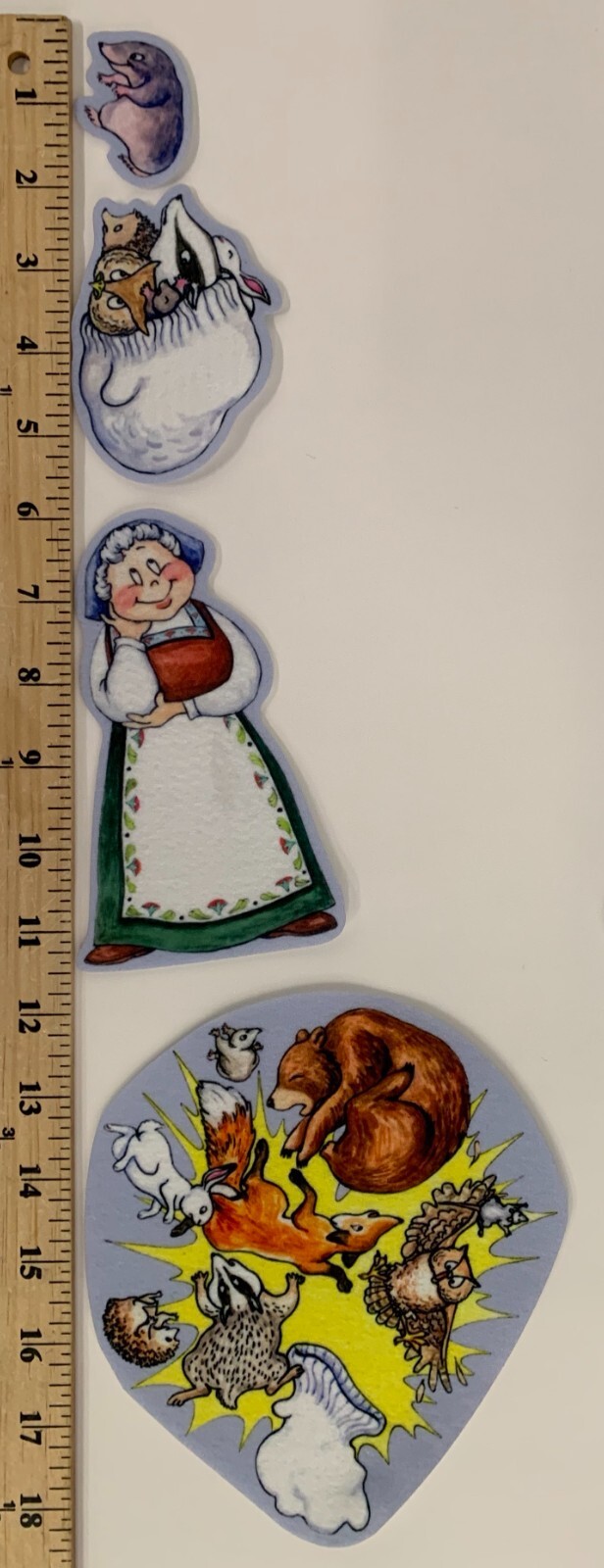 The Mitten Felt Figures For Flannel Board Stories Preschool