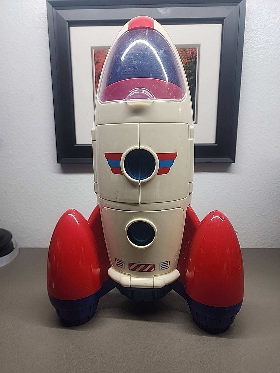 Lakeshore Learn Play Explore Rocket Ship Astronaut Figure Moon Rover Vehicle Toy