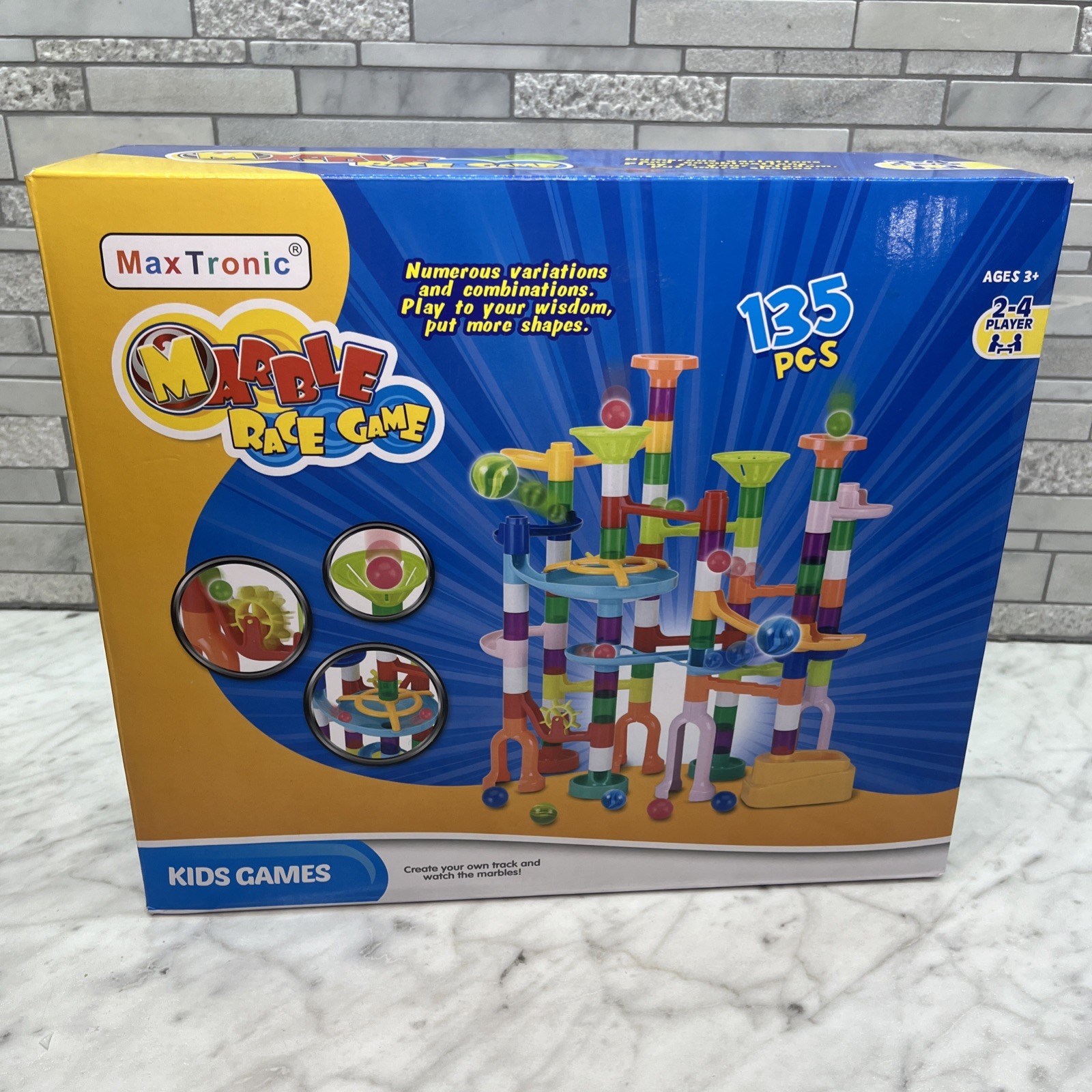 Marble Race Game 135 Pieces STEM Toy Ages 3+ Model 8104 ifollower Creative Fun!