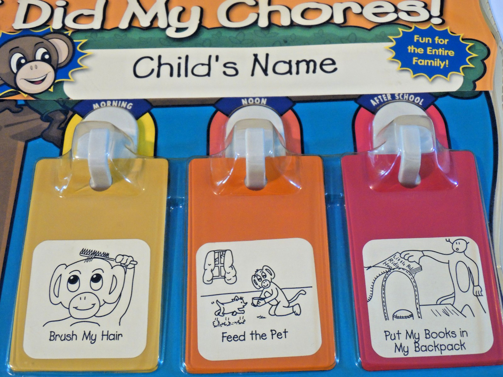 I Did My Chores System Parents Teach Kids to Do Chores Reward System Board Cards