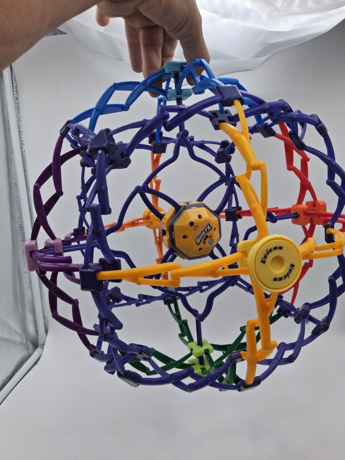 Sonic Fx Transforming Sphere By Hoberman Innovation w/Cool Sounds & Lights Works
