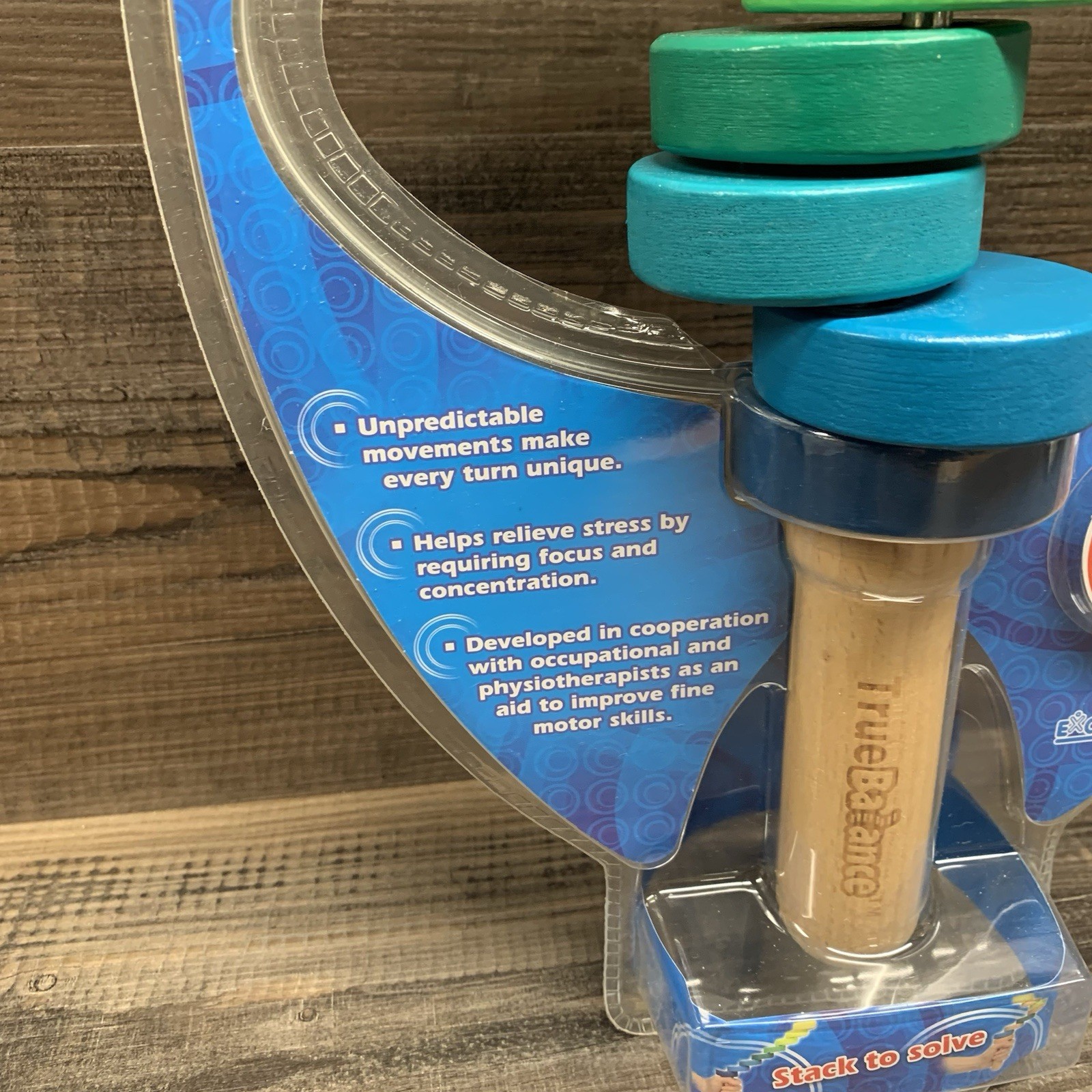 TrueBalance Coordination Game Balance Wood Toy for Adults and Kids STEM – New