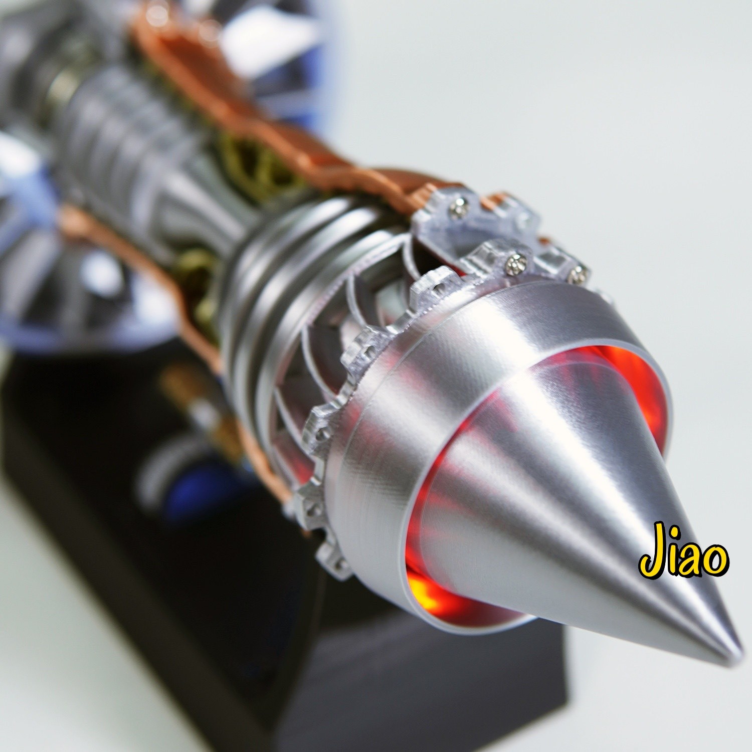 1/26 Trent 900 Turbofan Engine Model A380 Aircraft Engine Rotatable Children Toy