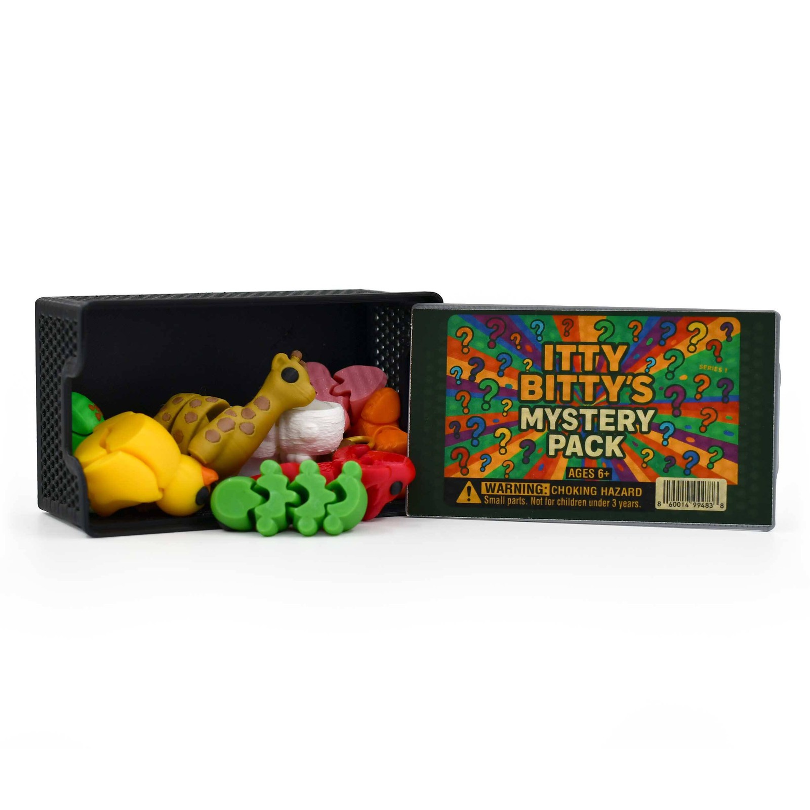 Itty Bitty’s Mystery Pack | Case of 10 3D Printed Random Itty Bitty Figurines |