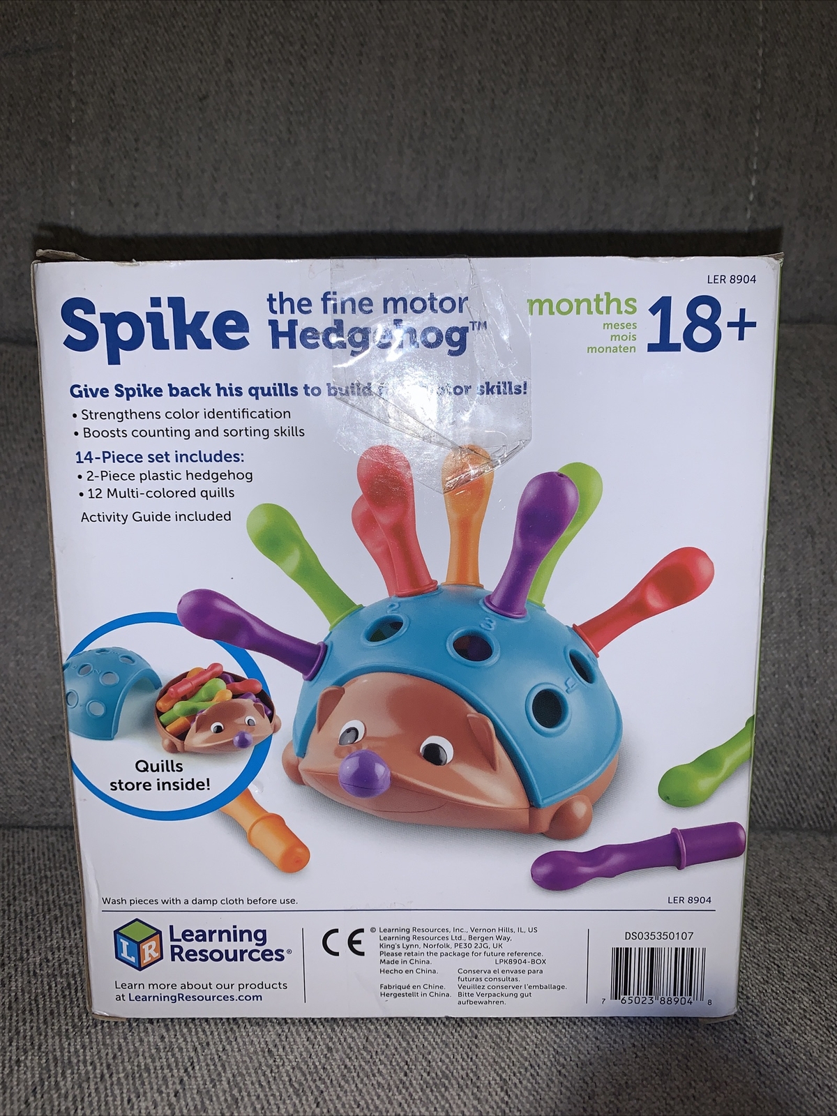 Learning Resources Spike The Fine Motor Hedgehog Sensory Motor Fine Toy