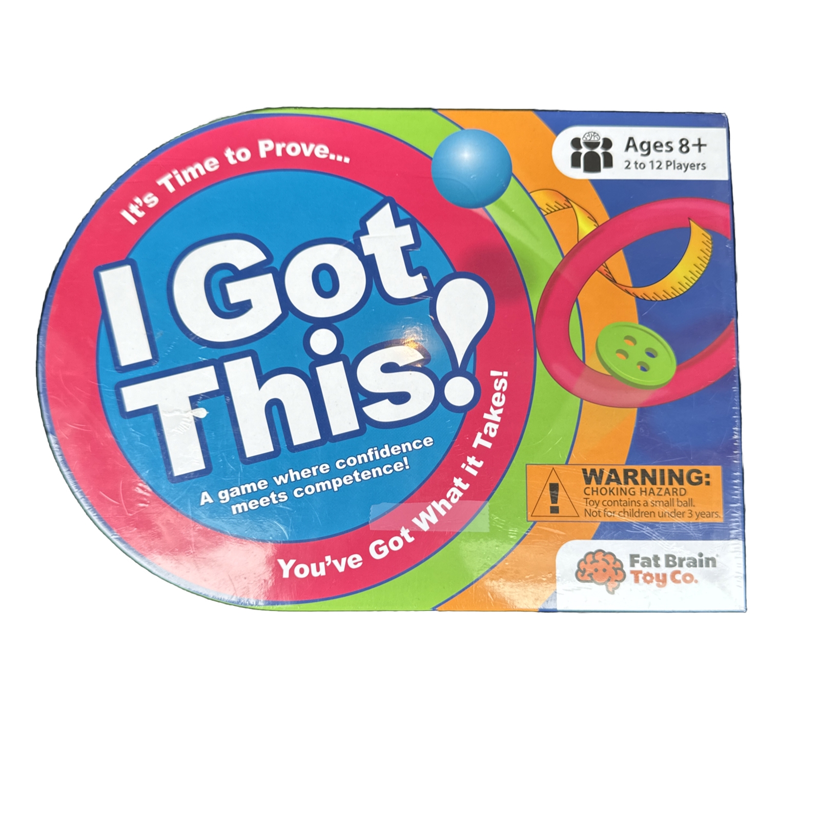 I GOT THIS! A Game Where Confidence Meets Competence Fat Brain Game Sealed