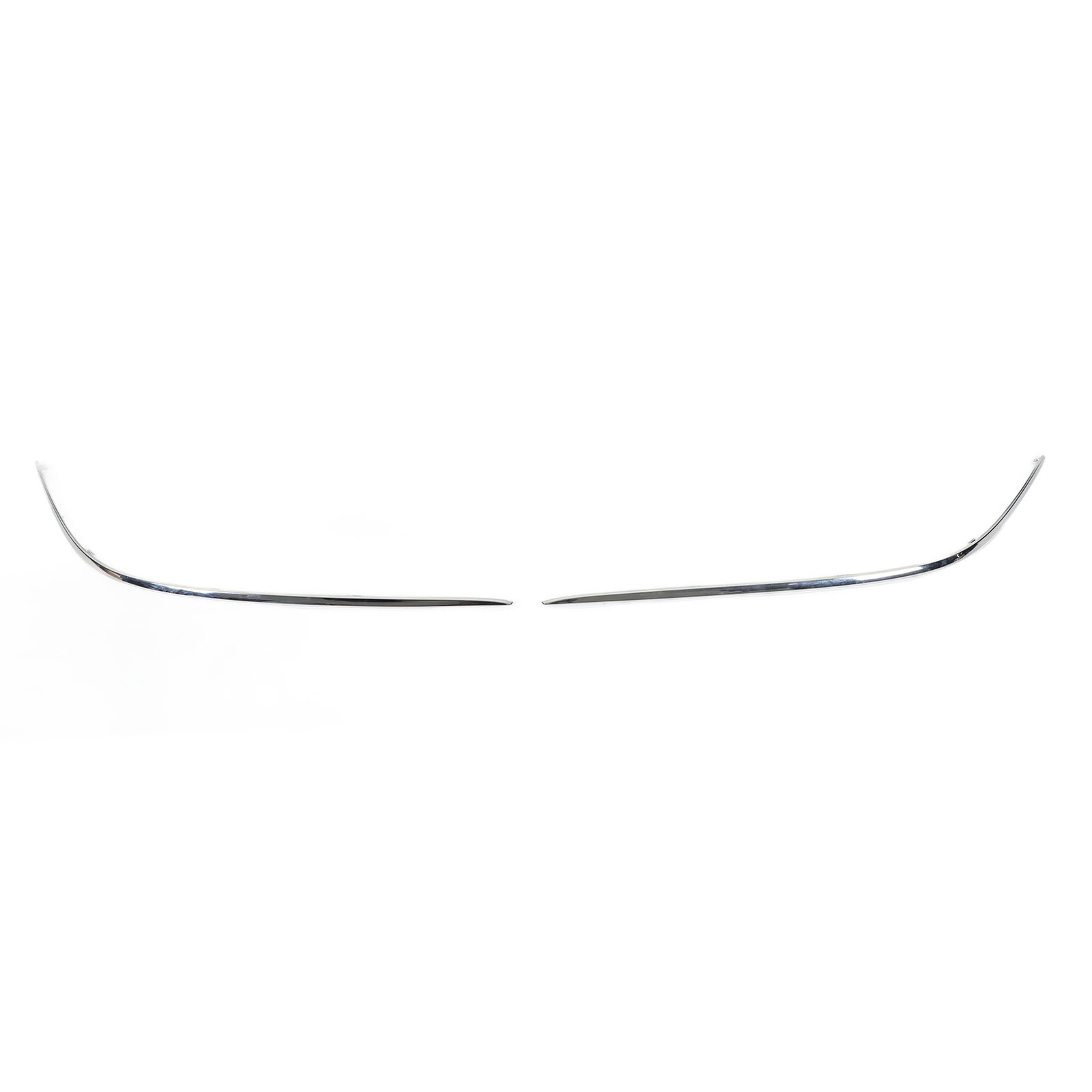 1Pair Front Bumper Outer Molding Chrome Cover Stylish Replacement For Benz ODHF