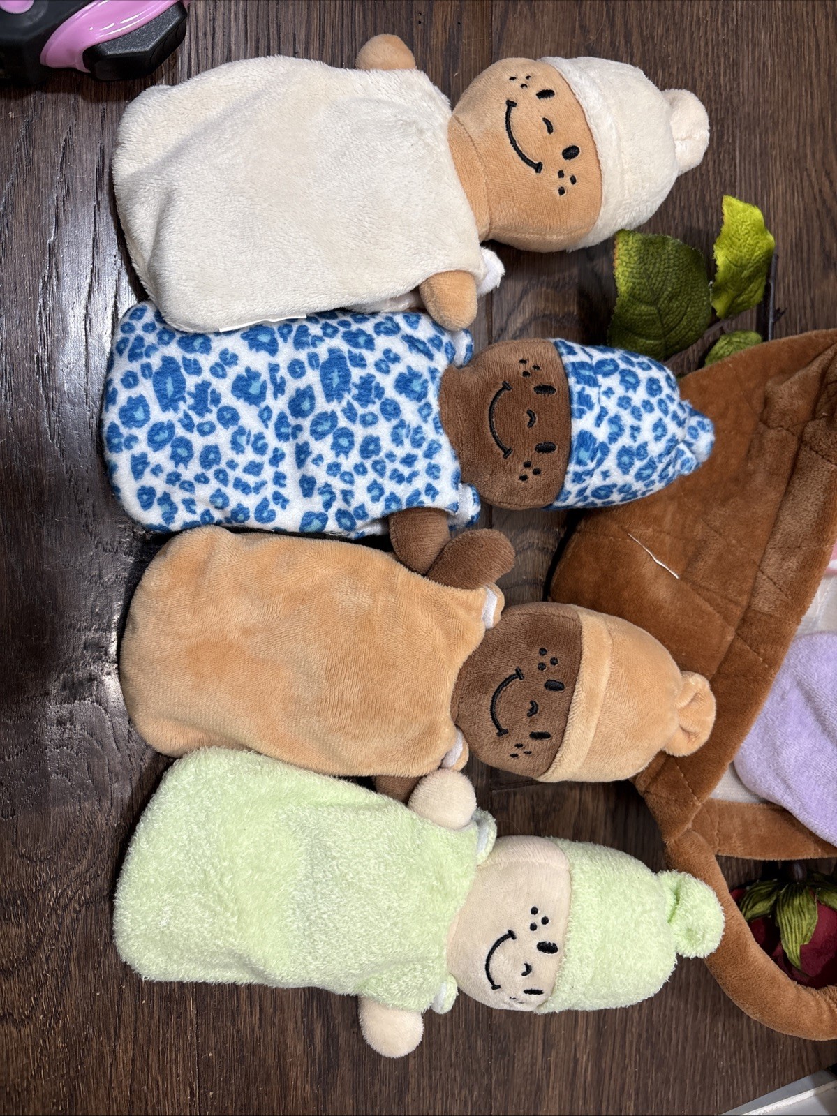 Cre8tive Minds Culturally Diverse Soft Plush 9″ Dolls Brown Plush Basket Carrier