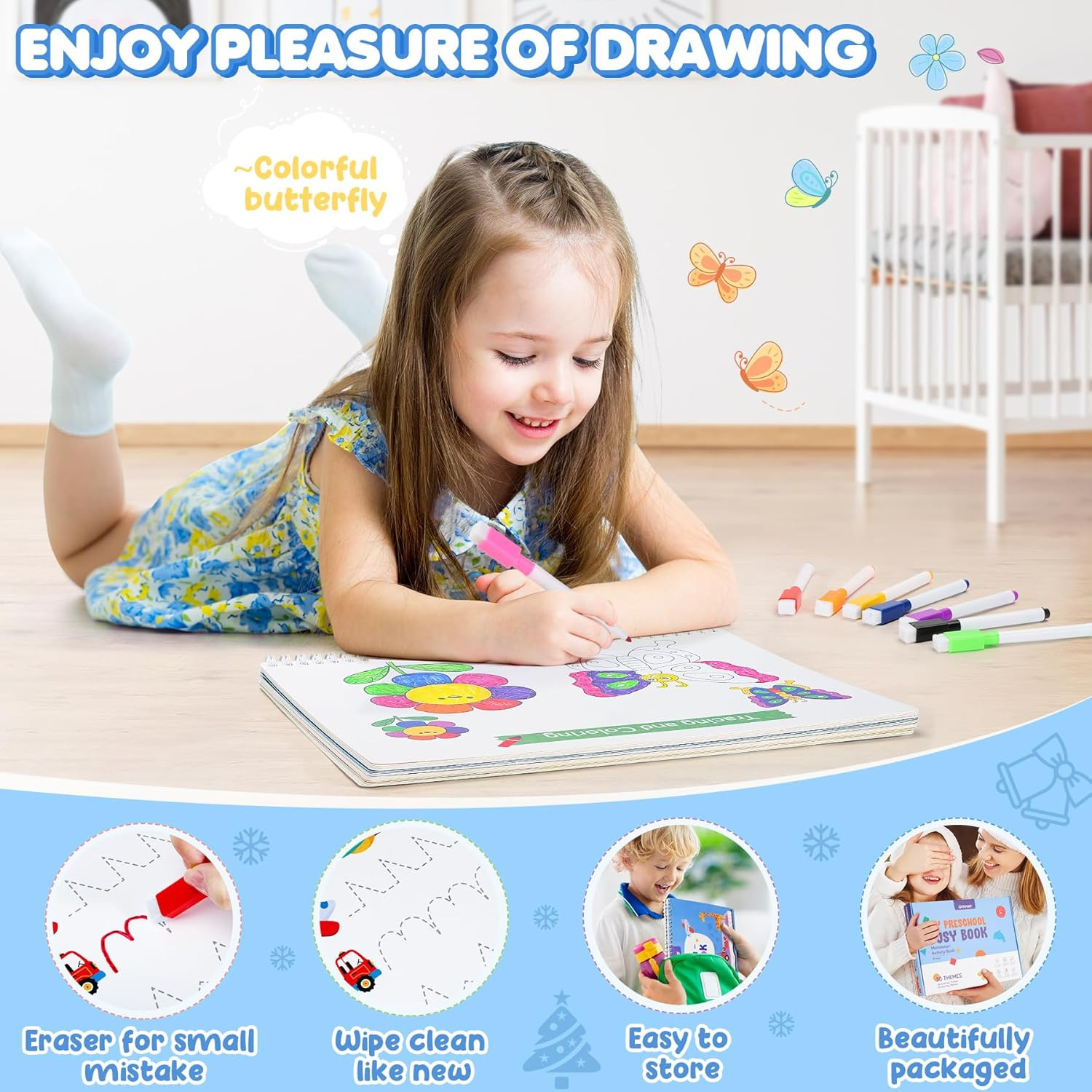 Busy Book for Toddlers – Preschool Learning Activities 36 Themes Learning