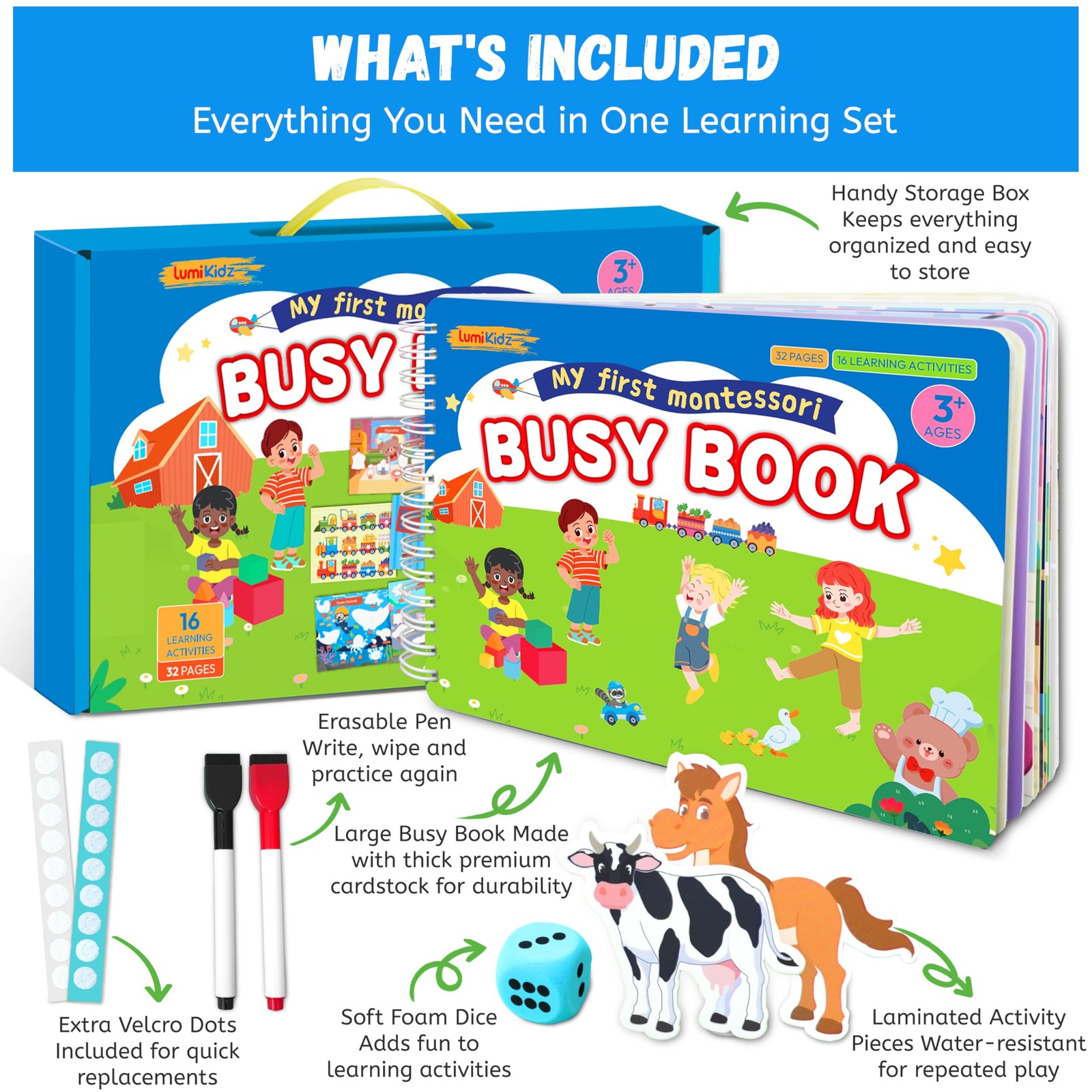 Montessori Busy Book for Toddlers 35, Preschool Learning Activities, Toddler …