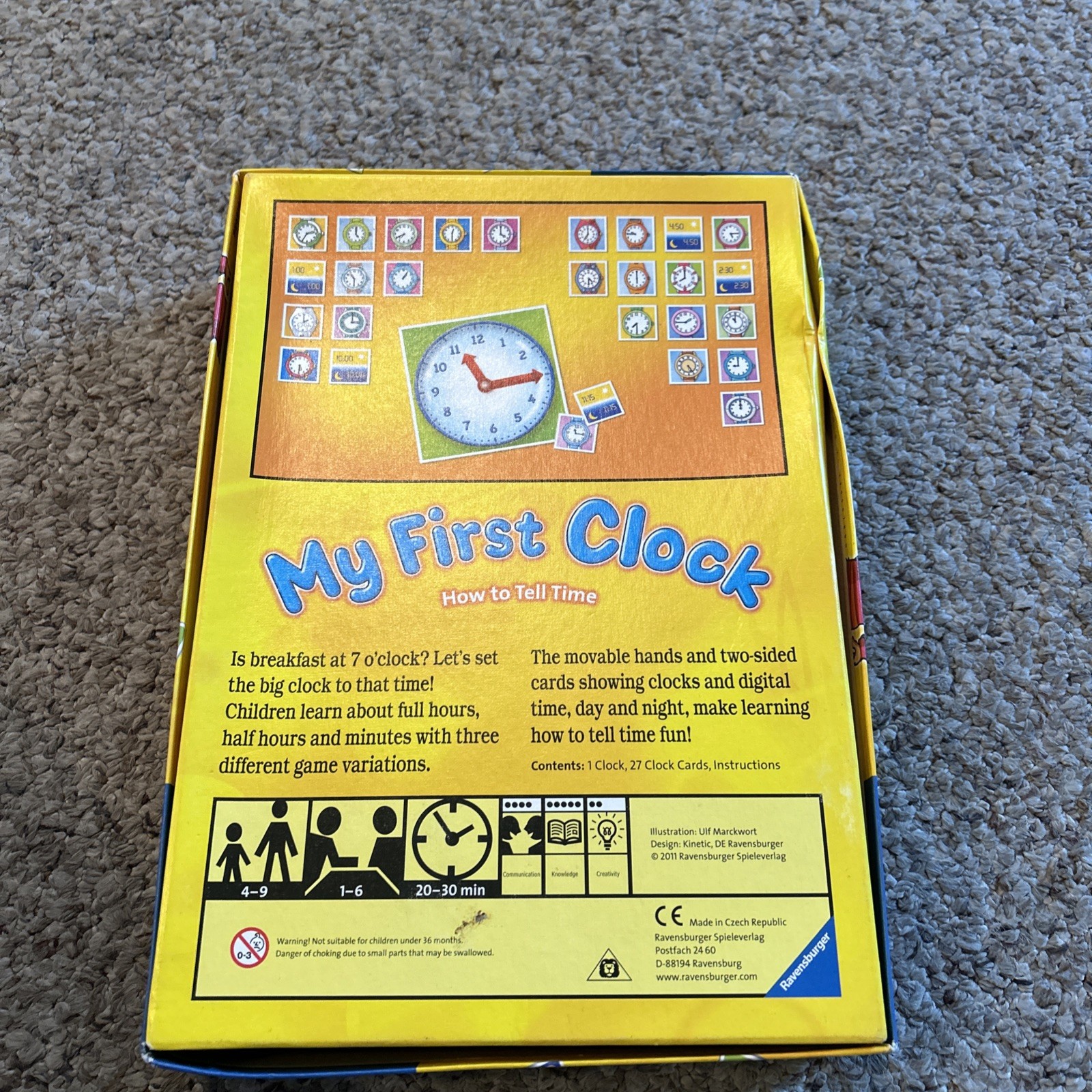 My First Clock Game – Ravensburger