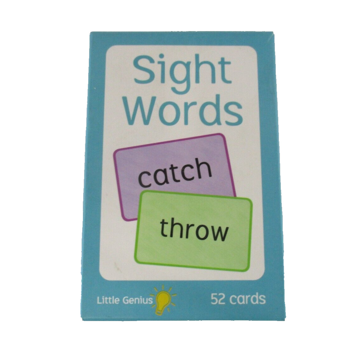 Little Genius Sight Words 52 Cards Complete 2016 Lake Press Very Good Condition