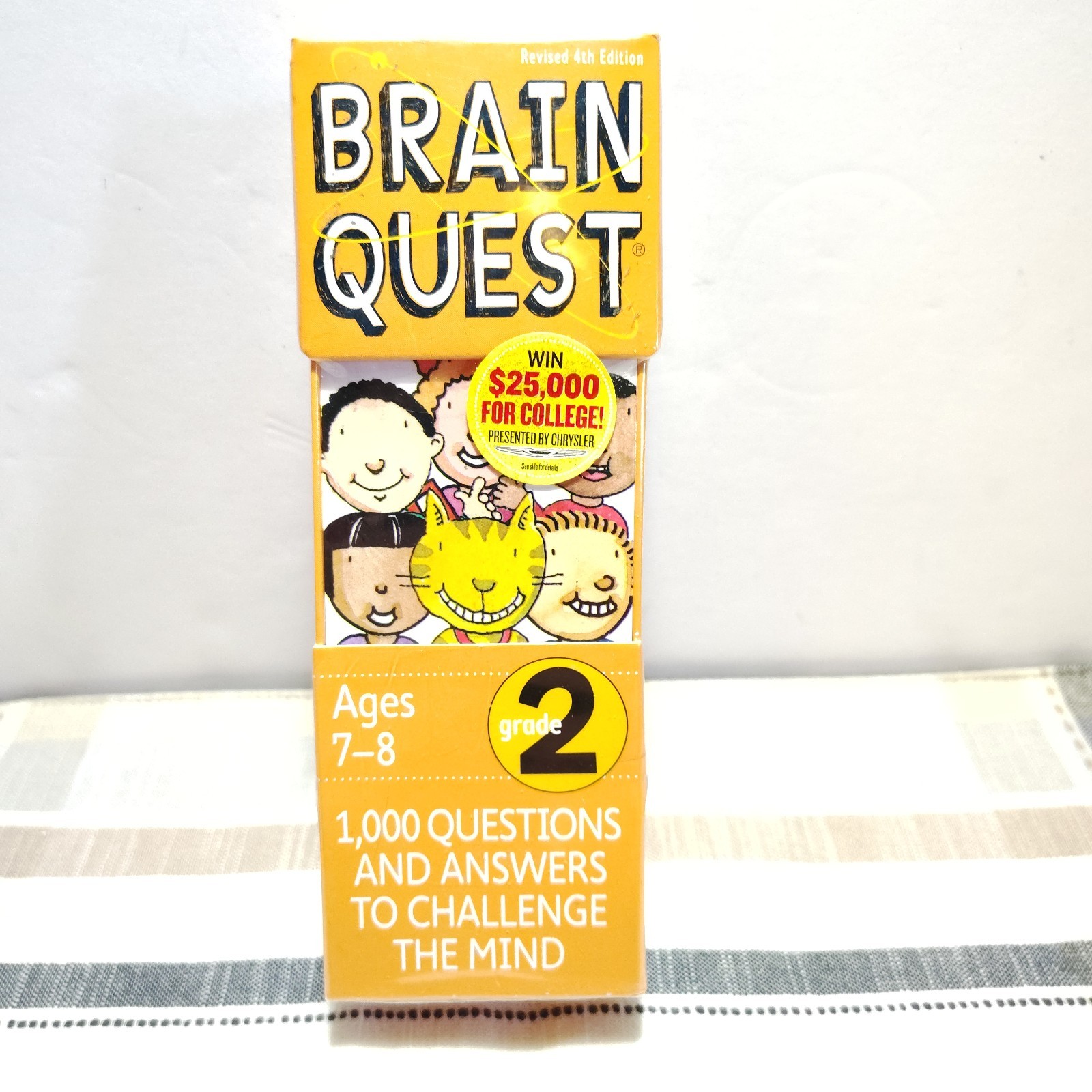 Brain Quest Grade 2- Ages 7-8- 1000 Questions and Answers- NEW SEALED-