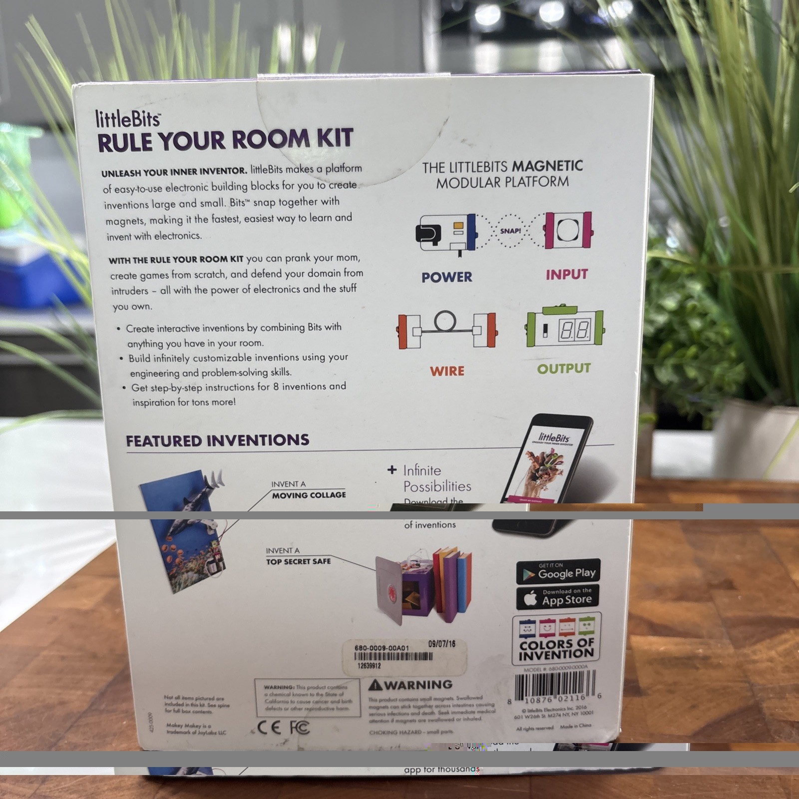 LittleBits RULE YOUR ROOM KIT Educational Learning Electro Build Block New