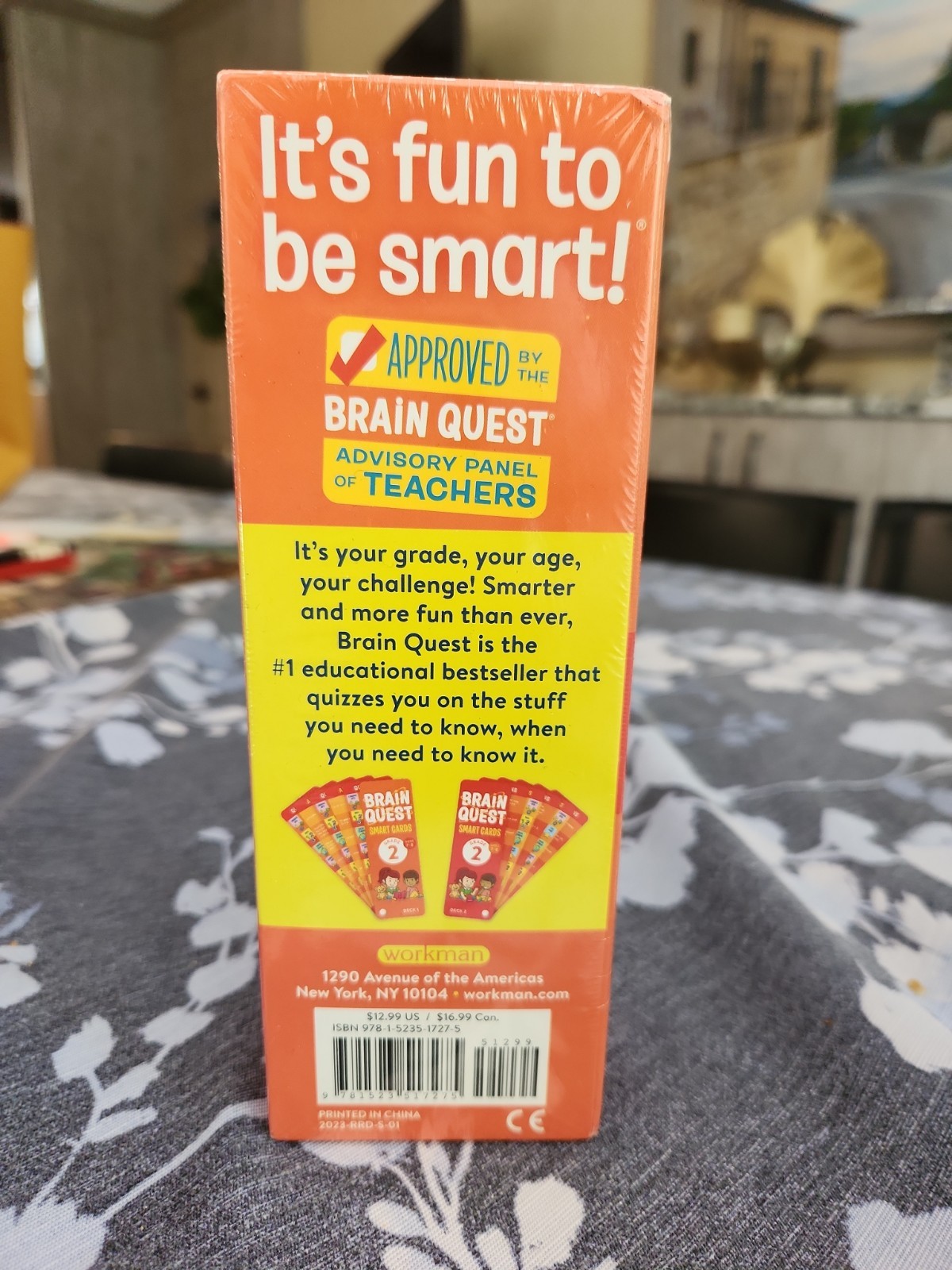 Brain Quest Smart Cards Learning Game Grade 2 Math Science Tech Social Studies
