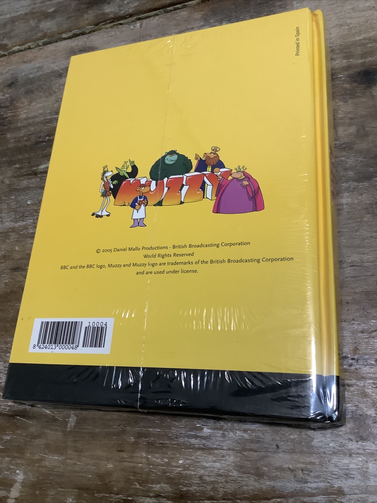 BBC Muzzy multilingual language course English French Spanish Italian DVD Book 4