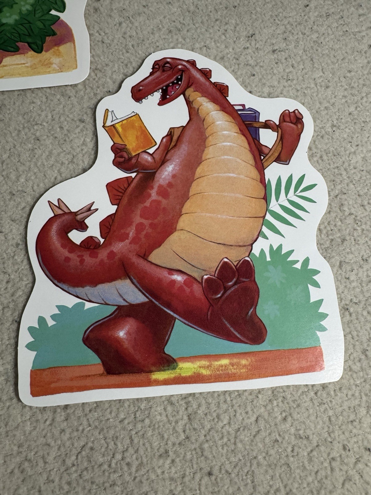 Vintage 90s Dinosaur Classroom School Bulletin Board Reading Books Nostalgia