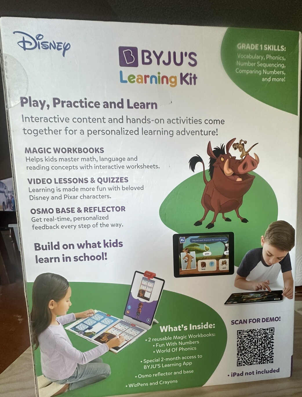 BYJU’S Learning Disney Kit: Grade 1, Introductory Edition, STEM Learning Toys