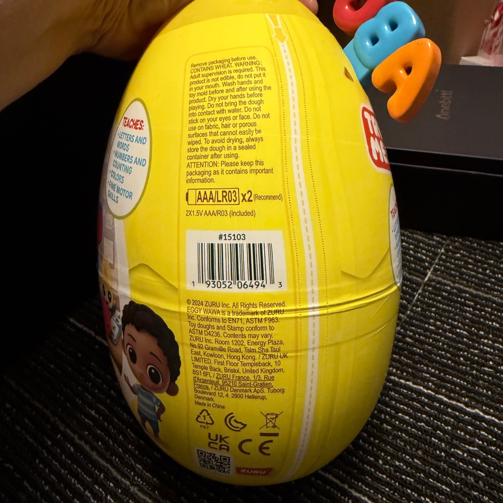 Zuru Eggy Wawa Learn at School Kids Preschool Toy Yellow NEW 61 Surprises 15103