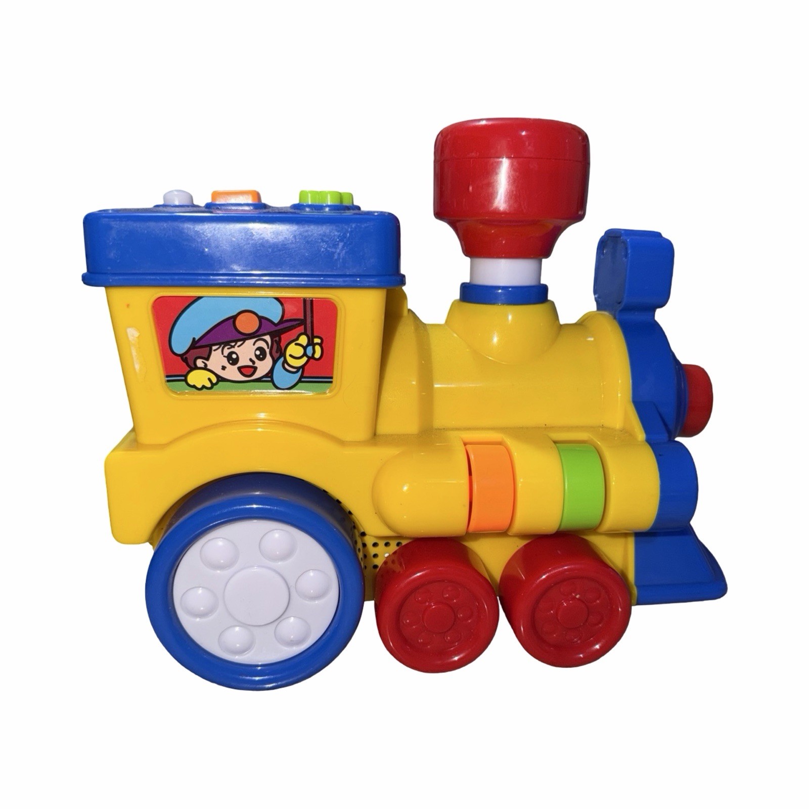 Megcos Musical Sound Train Front Light Glows Red When Playing Tested Working*