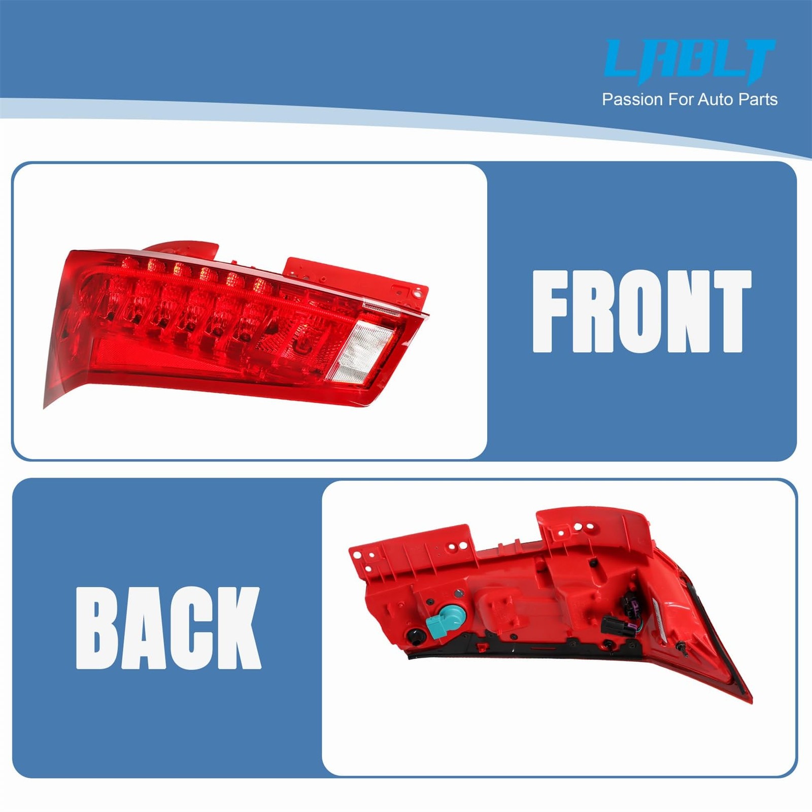 LABLT Tail Light Assembly Replacement for 2010 2011 2012 2013 2014 2015 2016 …
