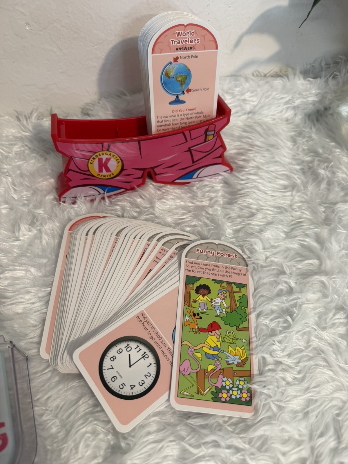 Smarty Pants – Kindergarten Card Set 115 Brain Building Cards questions answers