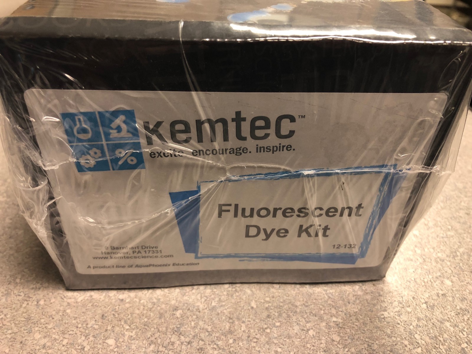 Kemtec Fluorescent Dye Kit 12-132 Science Introduction Learning Kit