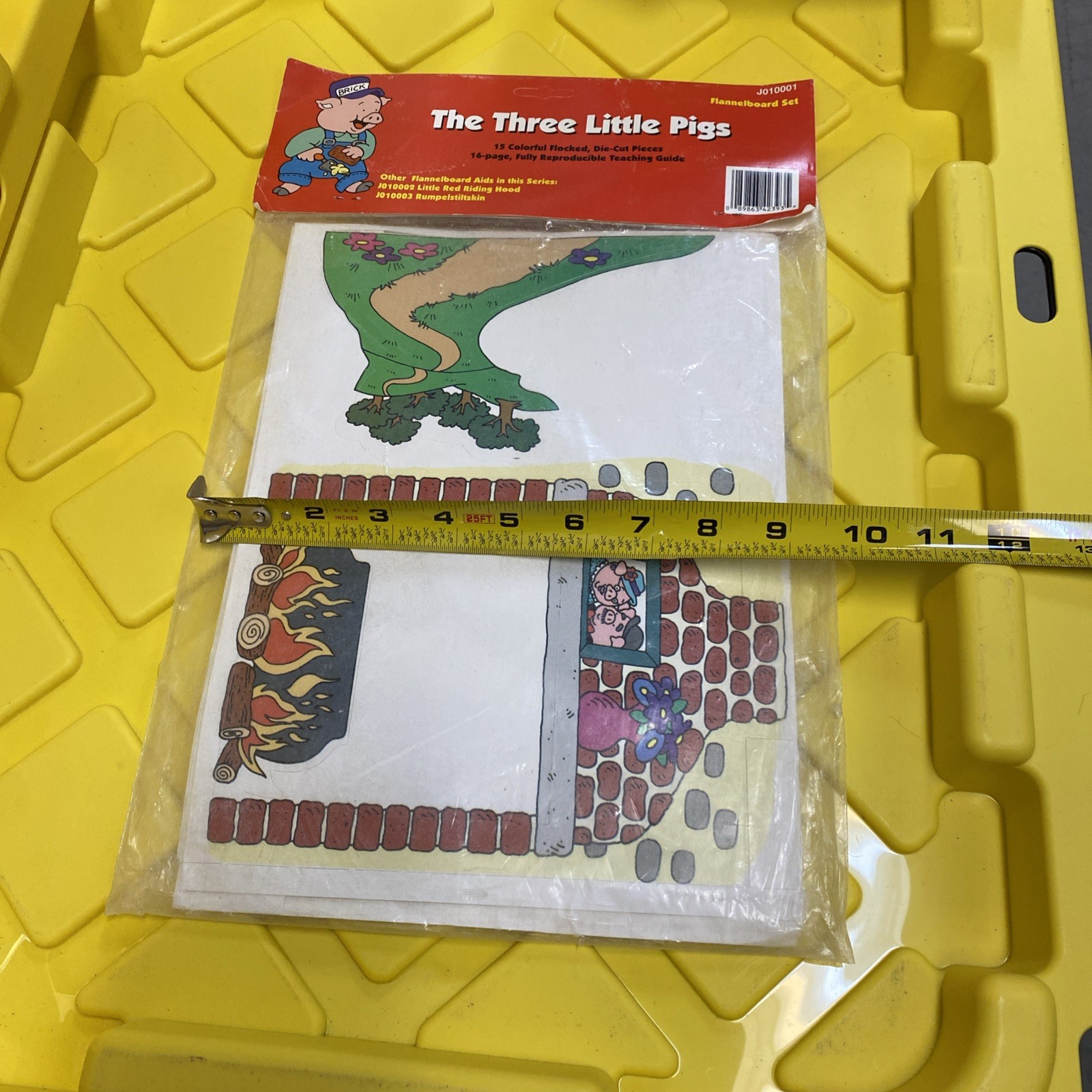 Vintage 1997 Judy/Instructo The Three Pigs Flannelboard Set New In Package S8